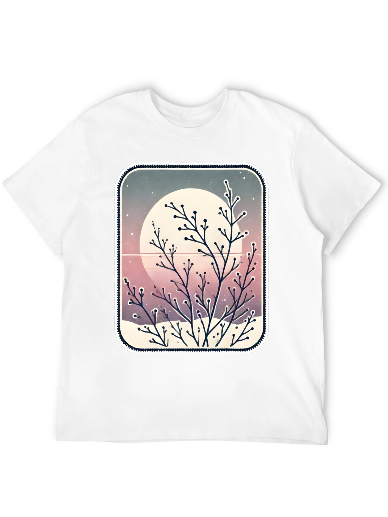 Black Winter Moon Graphic Tee view 12