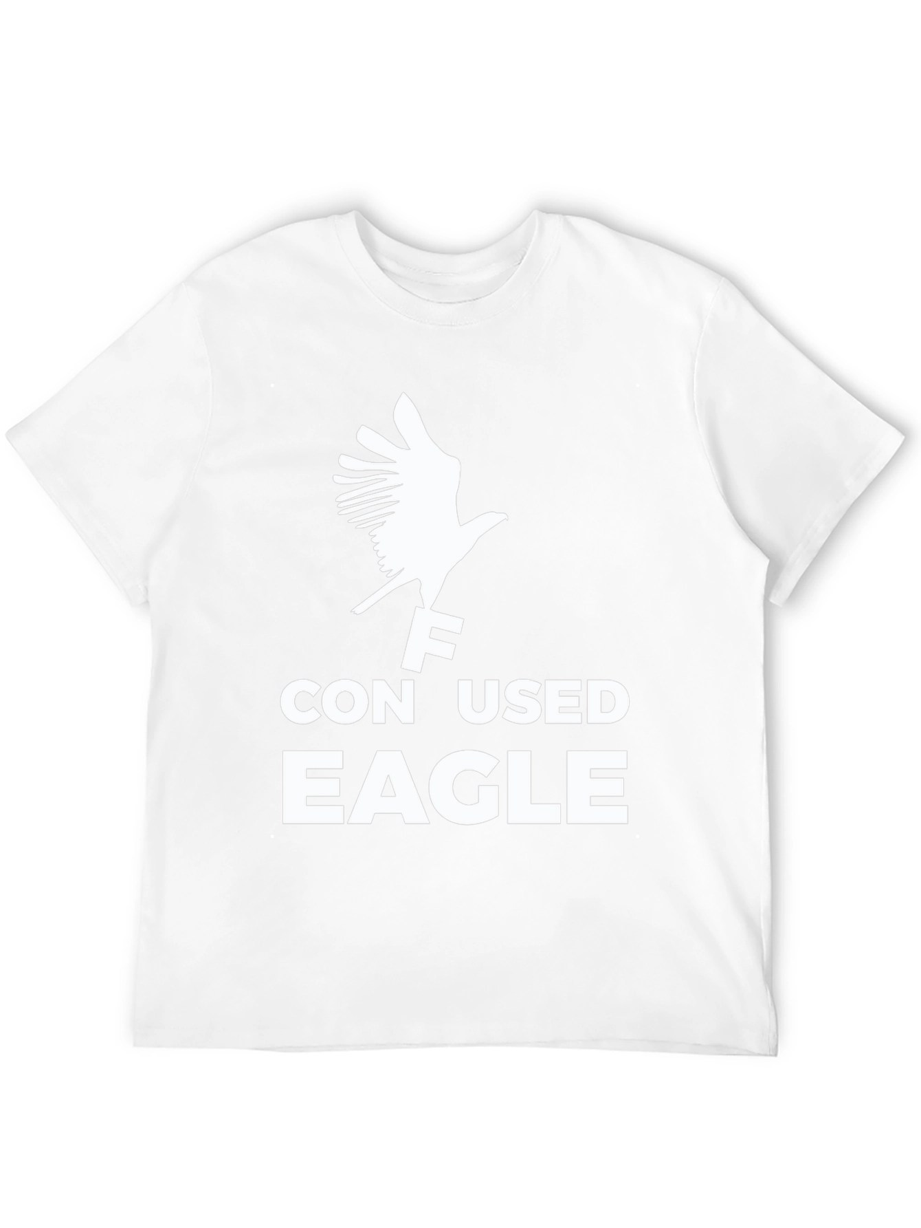 Black Confused Eagle Graphic T-Shirt - Black view 12