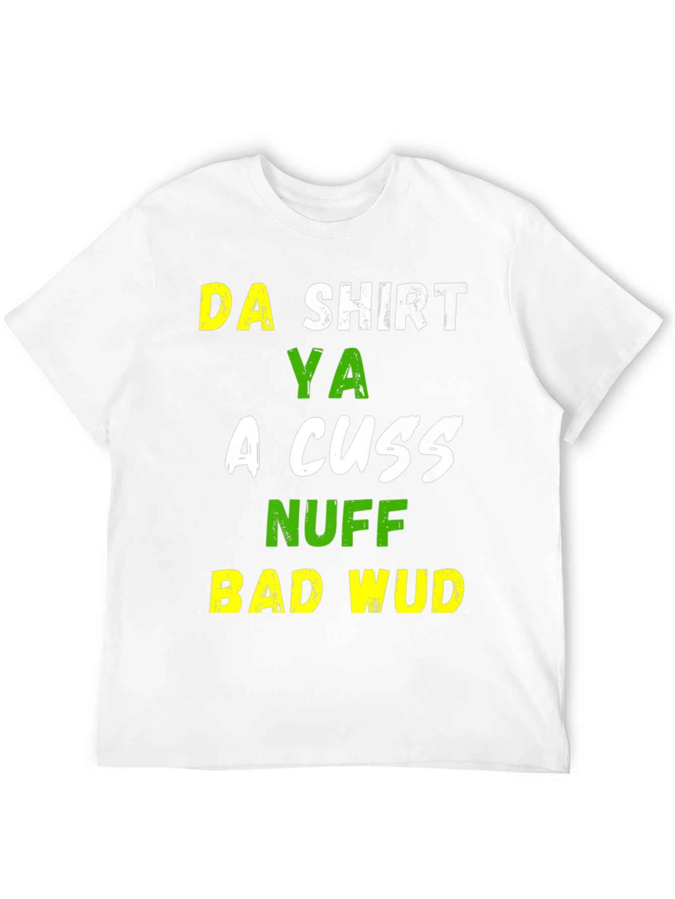 Black Funny Da Shirt Ya A Cuss T-Shirt view 12