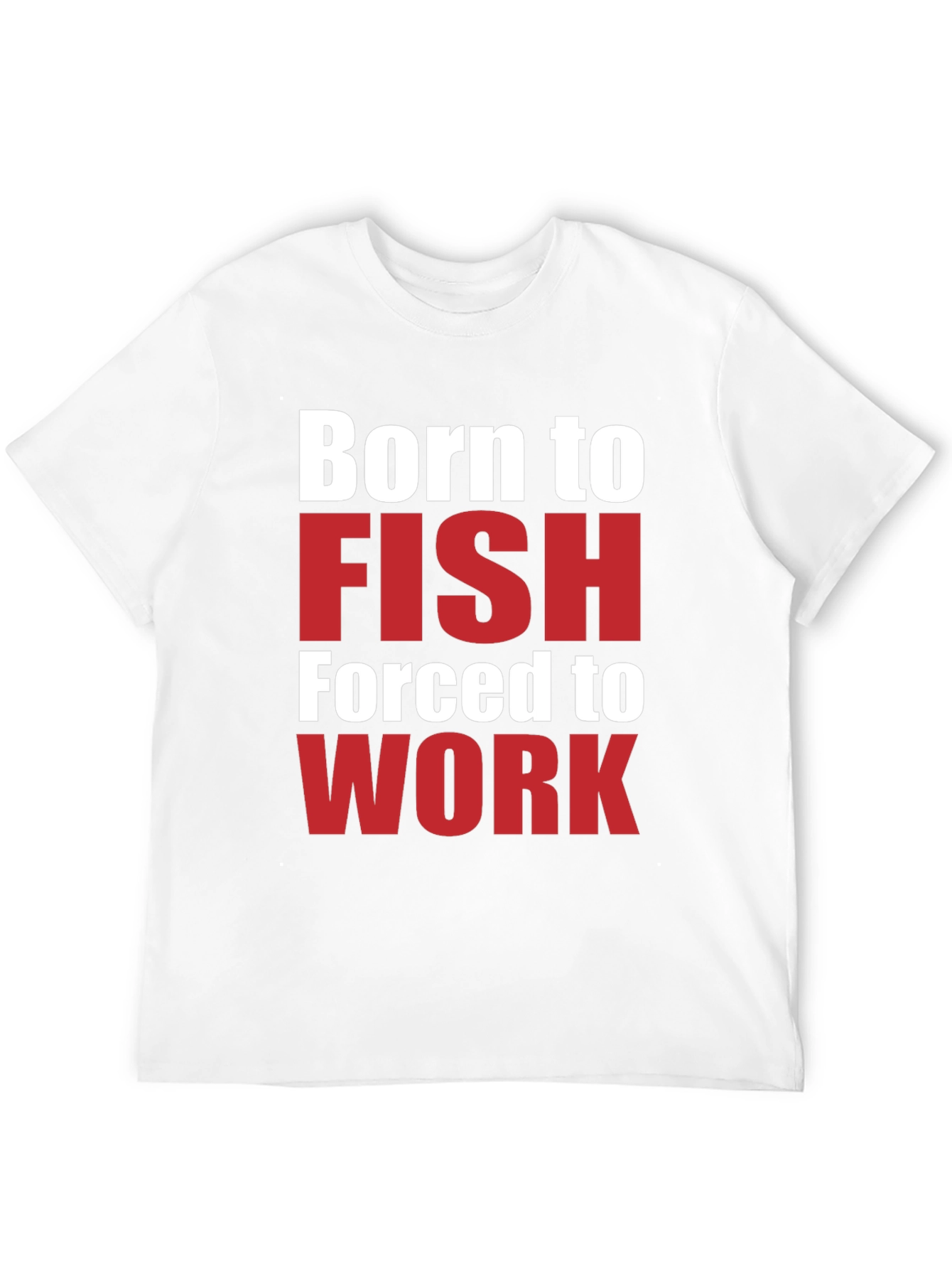 Black Born to Fish T-Shirt - Funny Fishing Lover Tee view 12
