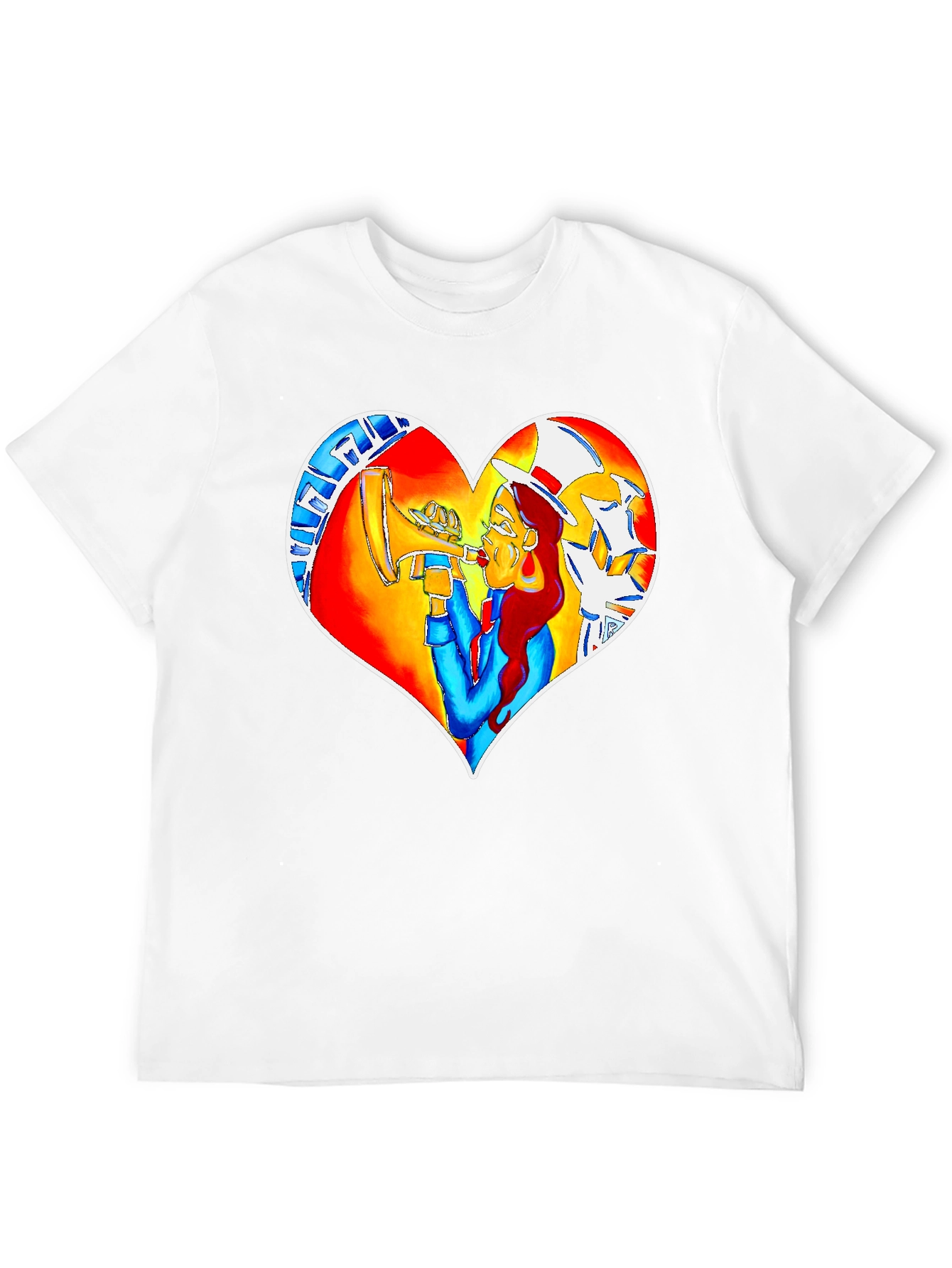 Black Heart Graphic Black Crew Neck Tee view 12