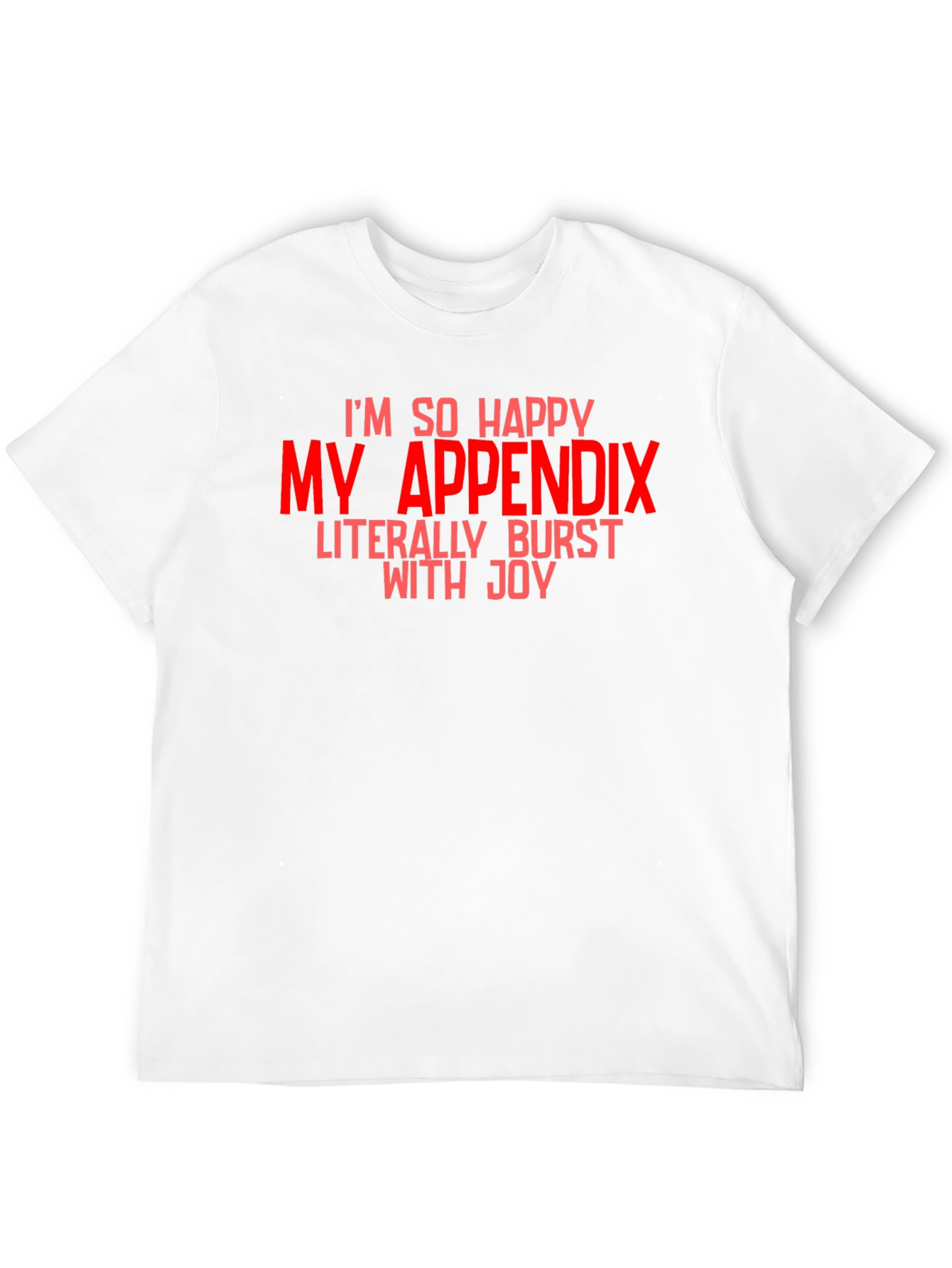 Black Funny Appendix Burst T-Shirt view 12