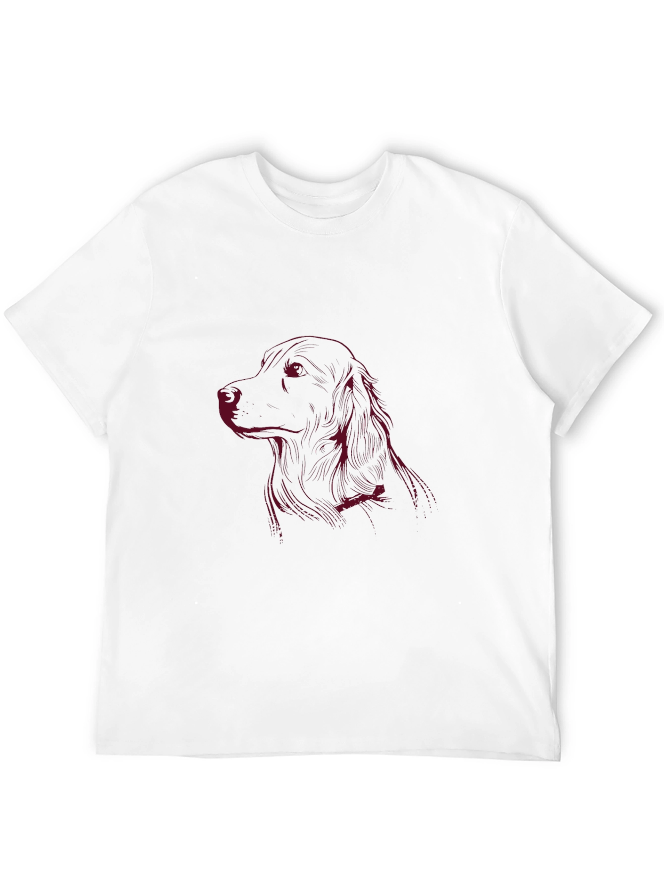 Black Dog Sketch Tee - Classic Crew Neck, Soft Cotton view 12