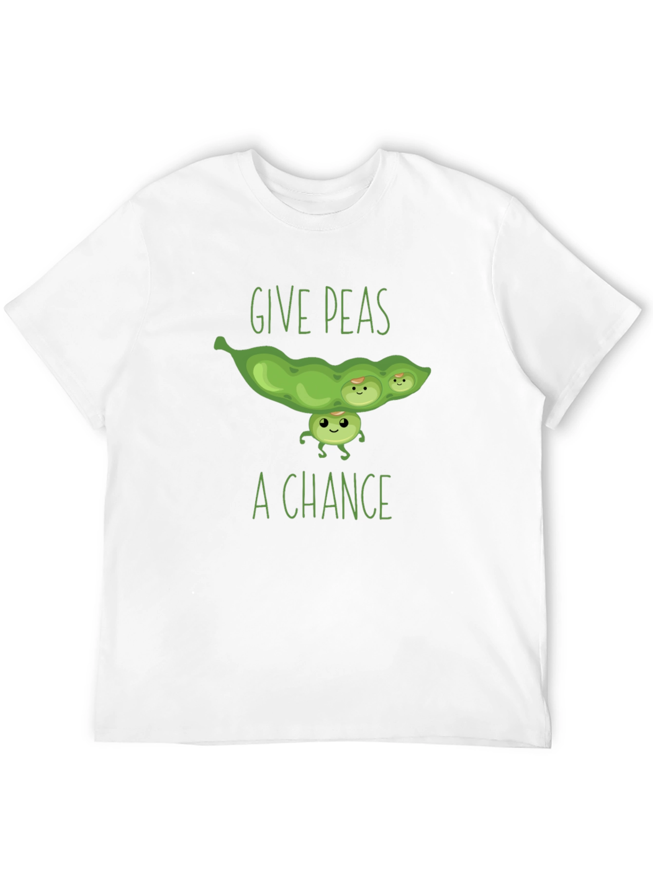 Black Give Peas A Chance T-Shirt view 12