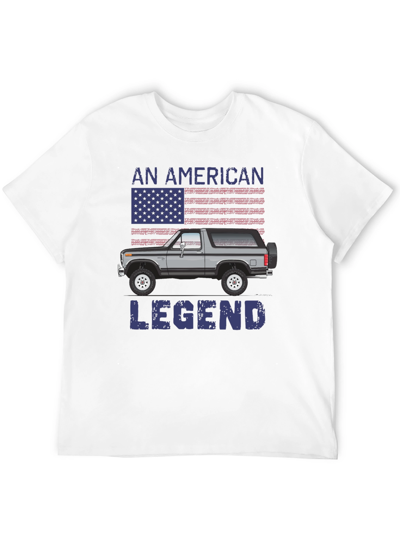 Black American Legend Truck T-Shirt view 12