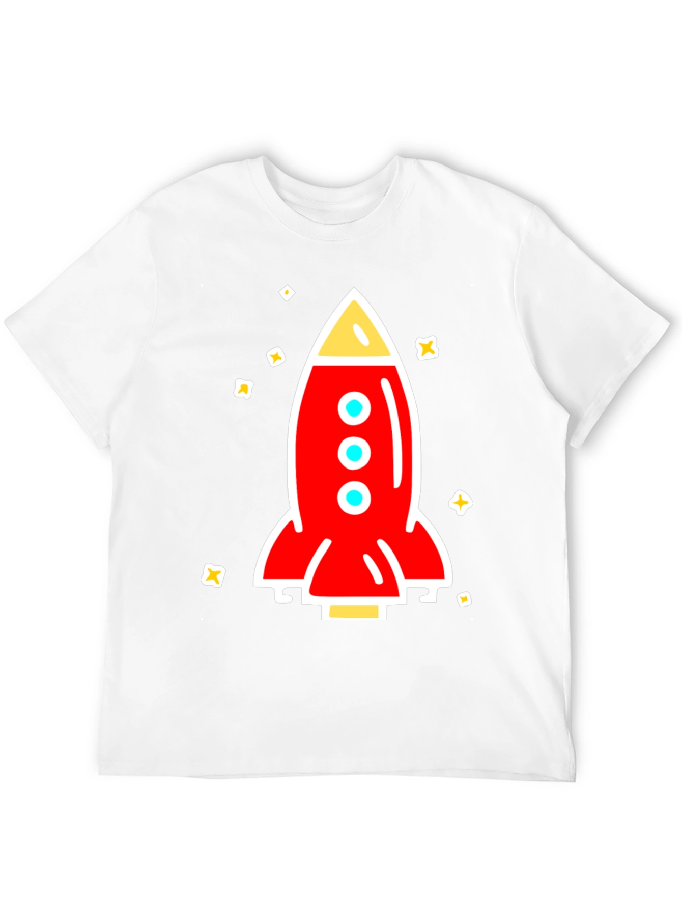 Black Rocket Graphic Tee - Space Adventure Shirt view 12