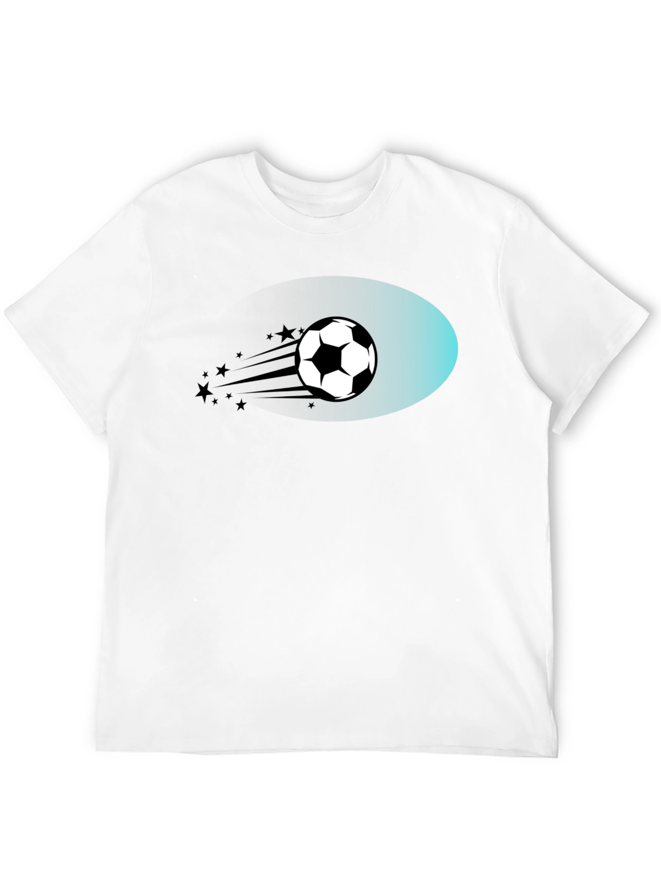 Black Soccer Ball T-Shirt - Black Graphic Tee view 12