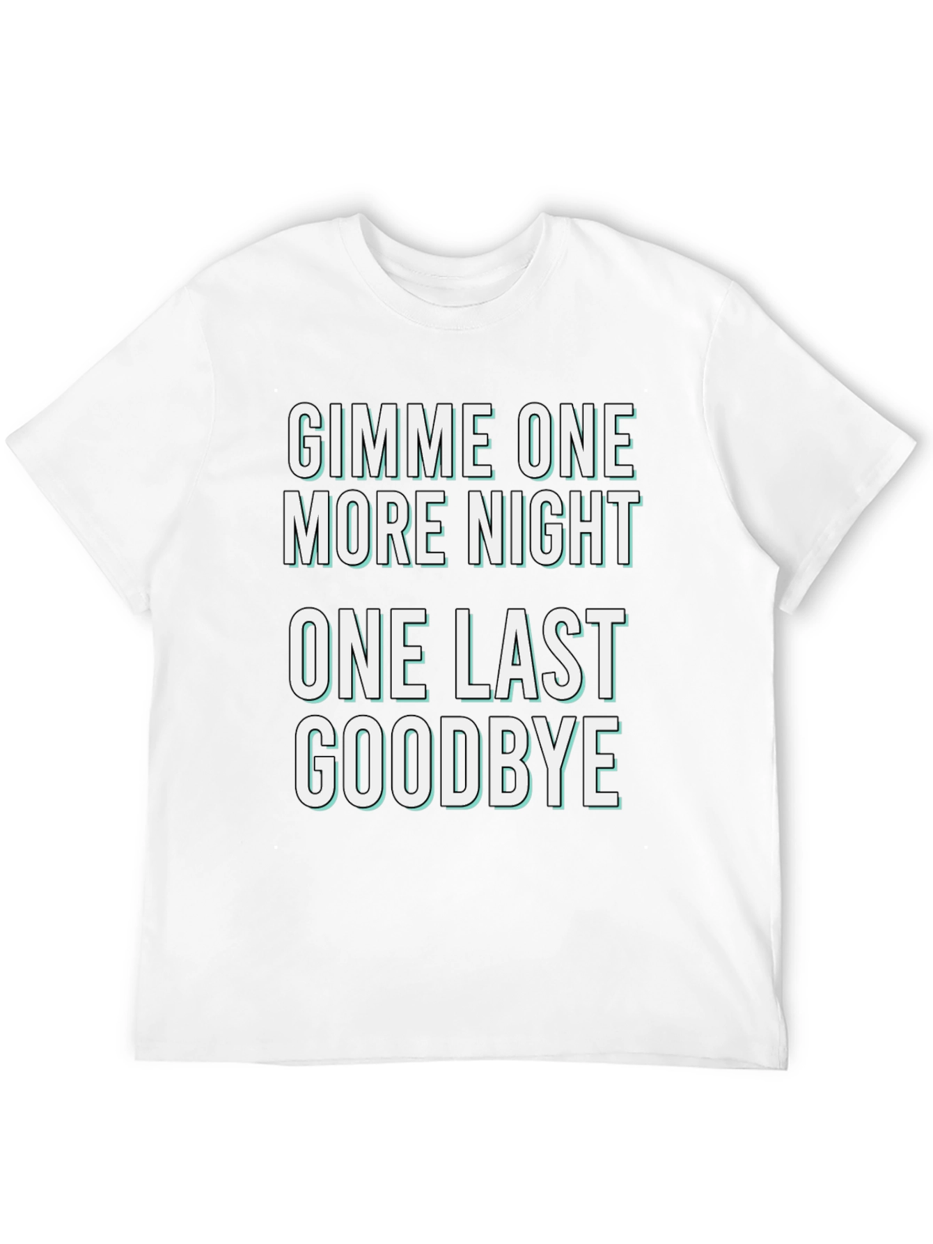 Black Gimme One More Night Graphic Tee view 12