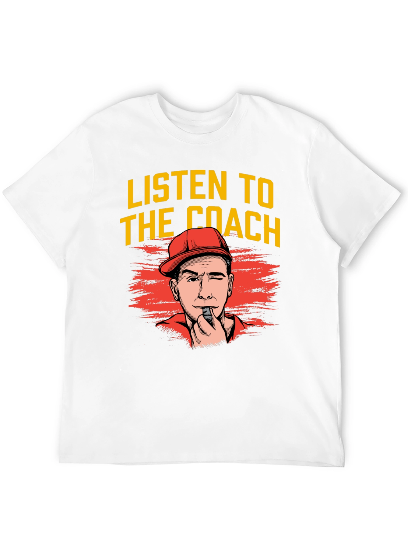 Black Listen To The Coach T-Shirt Funny Cartoon Tee view 12