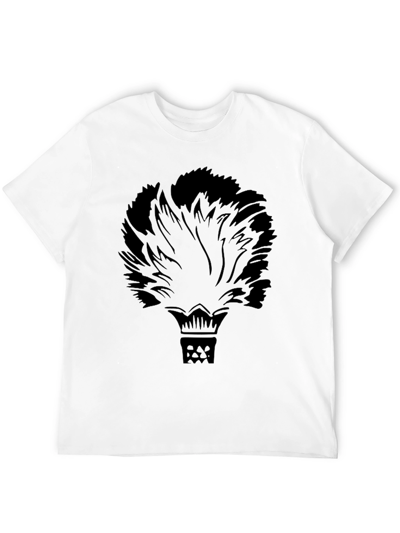 Black Black Graphic Tee - Crown & Feathers Design view 12