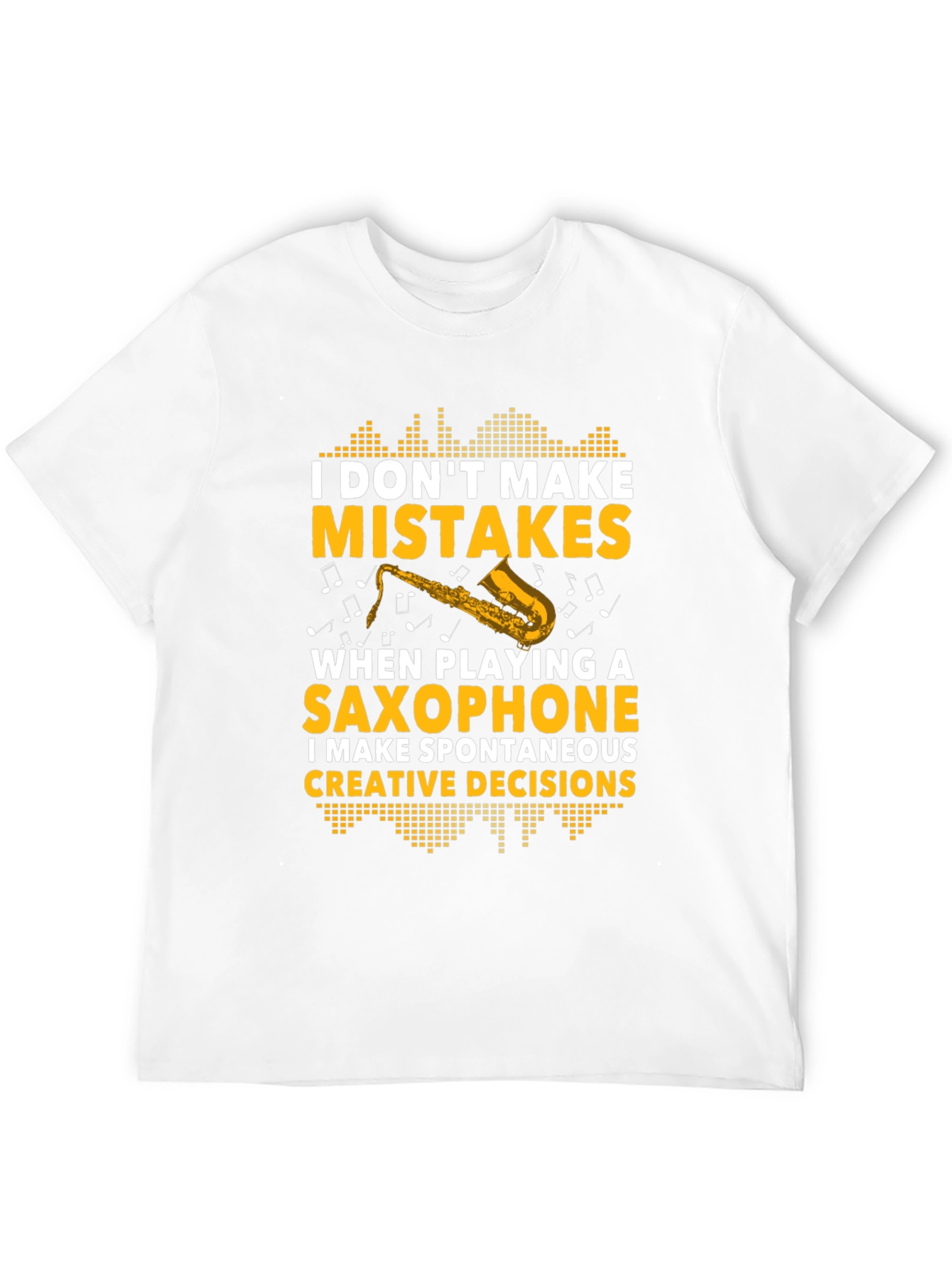 Black Saxophone Player's Creative Decision T-Shirt view 12