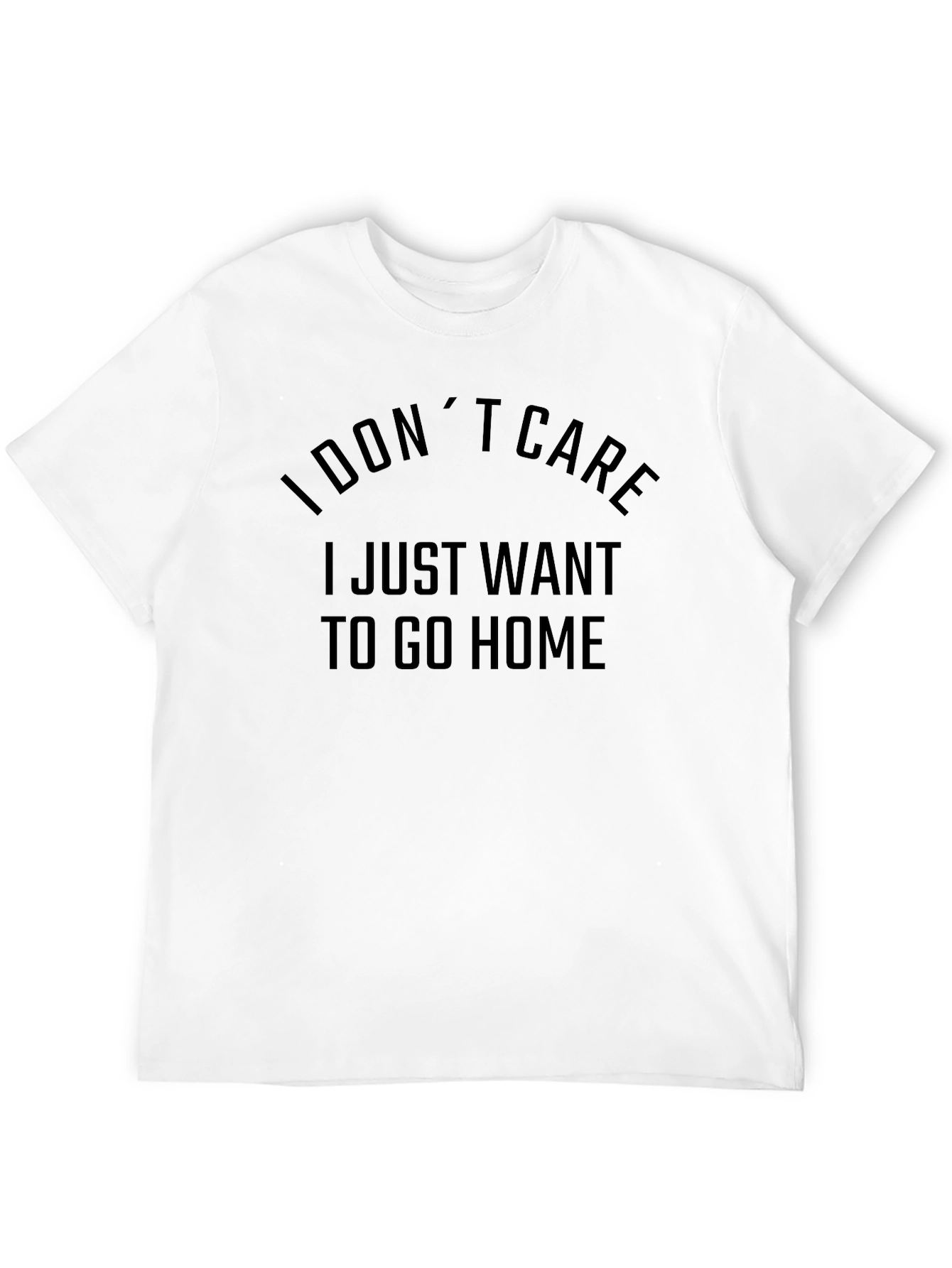 Black I Don't Care - Graphic Tee view 12