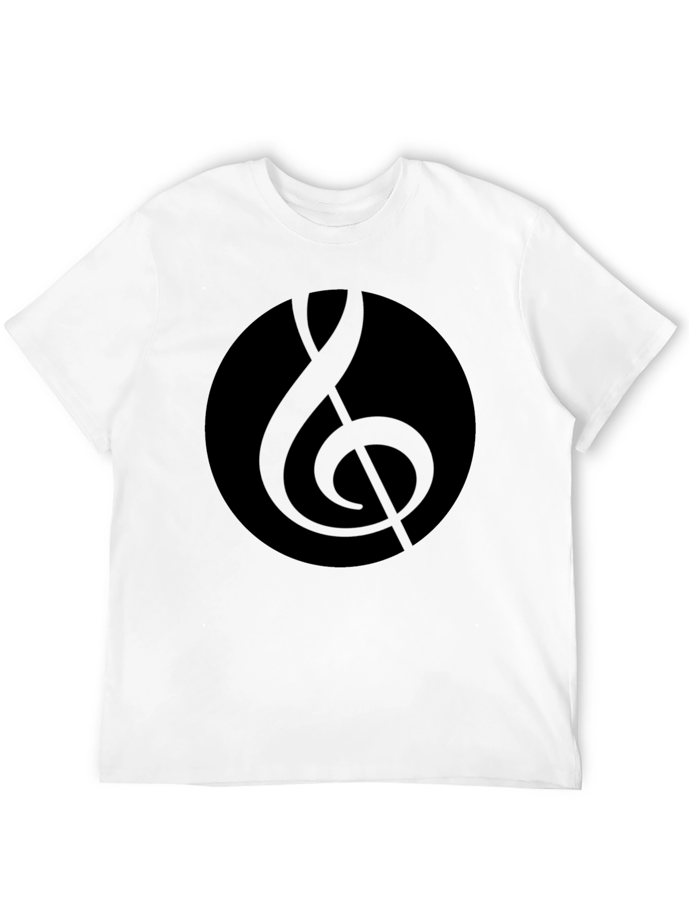 Black Black Music Note T-Shirt - Stylish and Comfortable view 12
