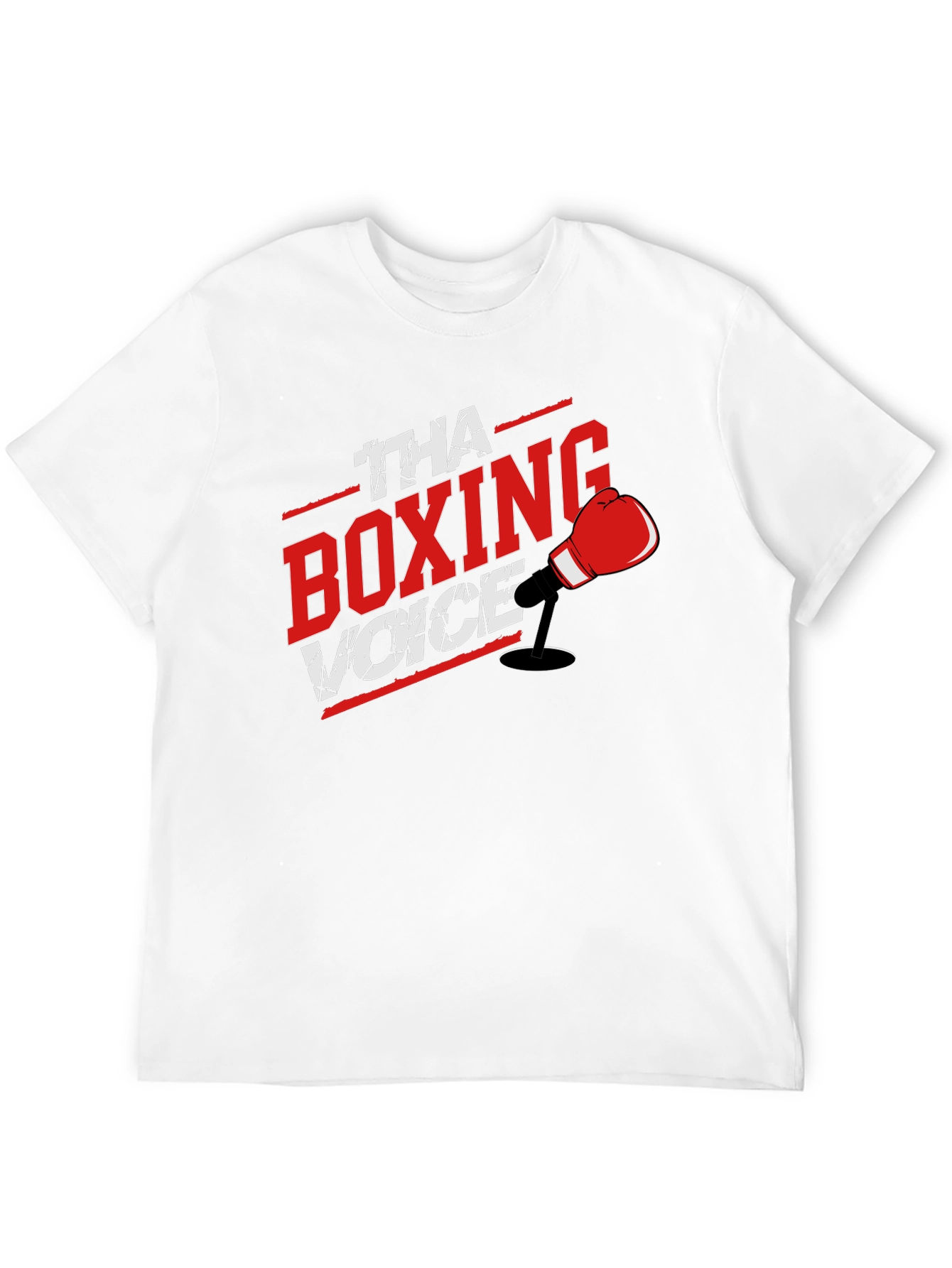 Black Tha Boxing Voice T-Shirt view 12