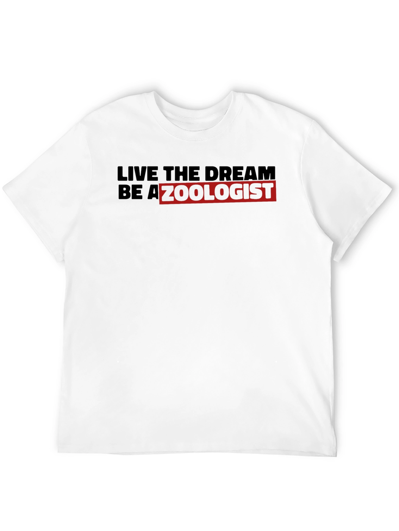 Black Live the Dream Zoologist Tee view 12