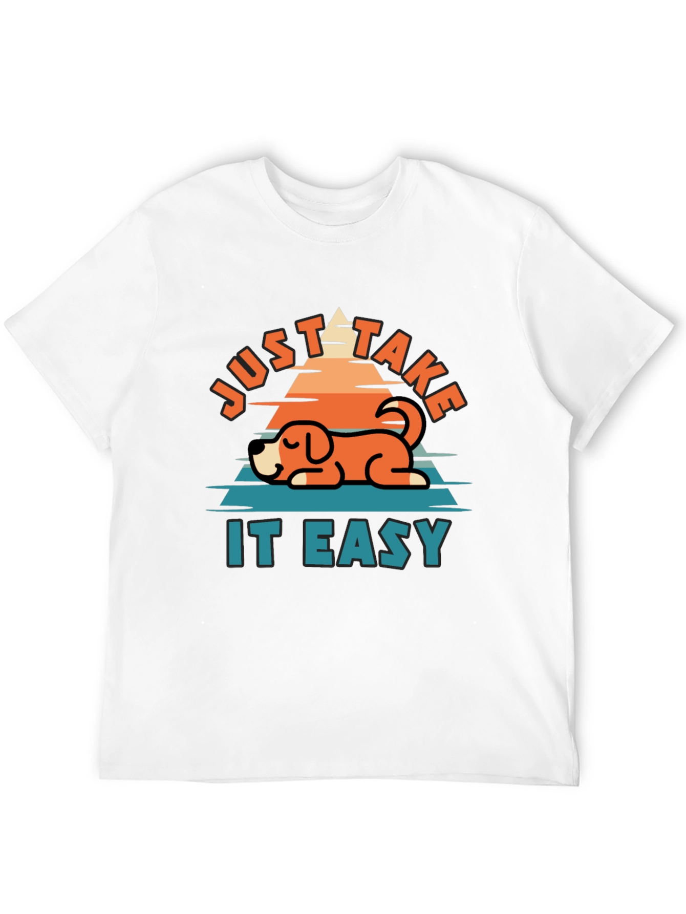 Black Just Take It Easy Dog Graphic Tee - Comfort & Style view 12