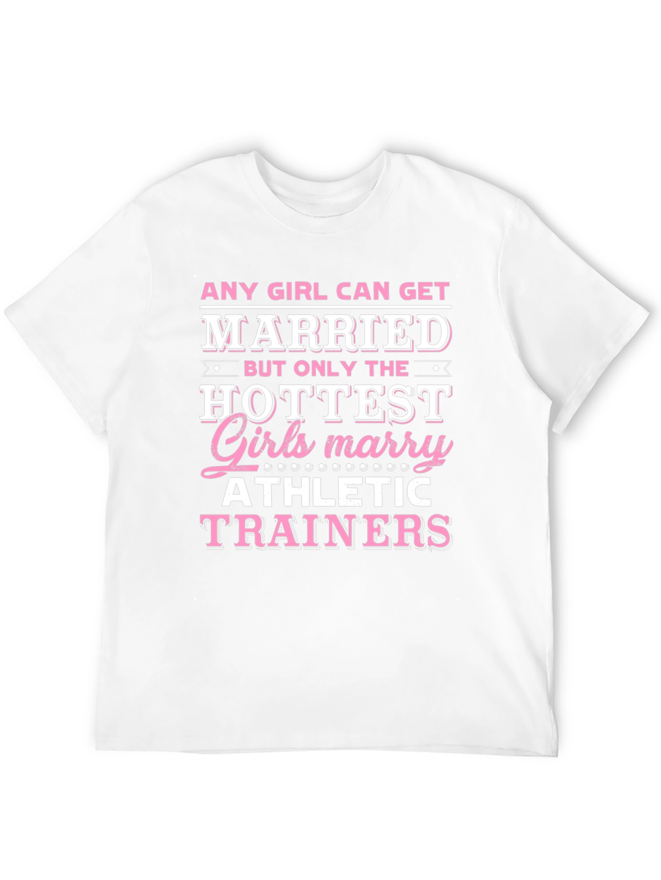 Black Hottest Girls Marry Athletic Trainers T-Shirt view 12
