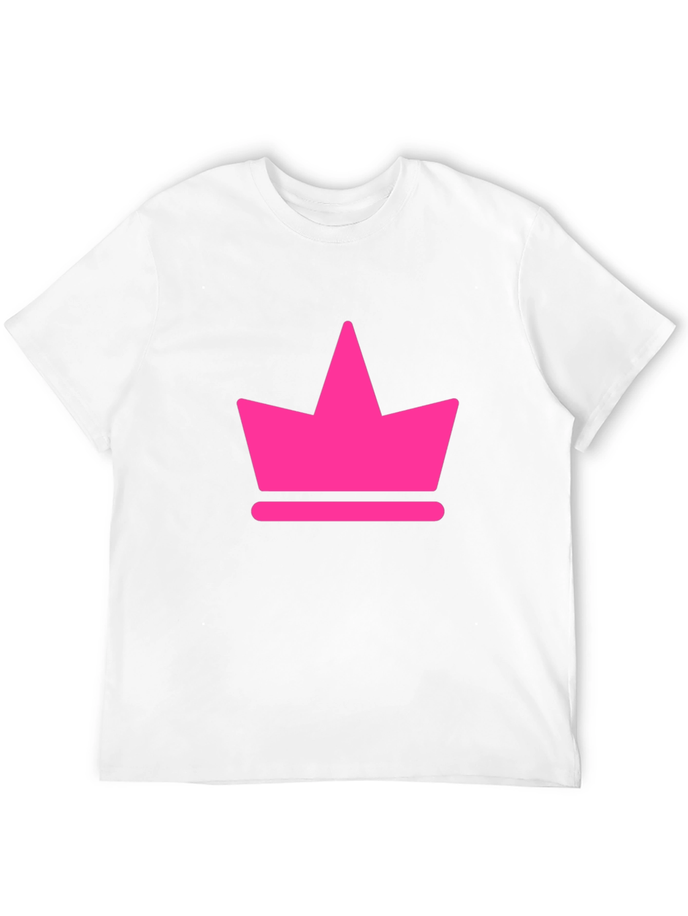 Black Pink Crown Graphic Black T-Shirt view 12