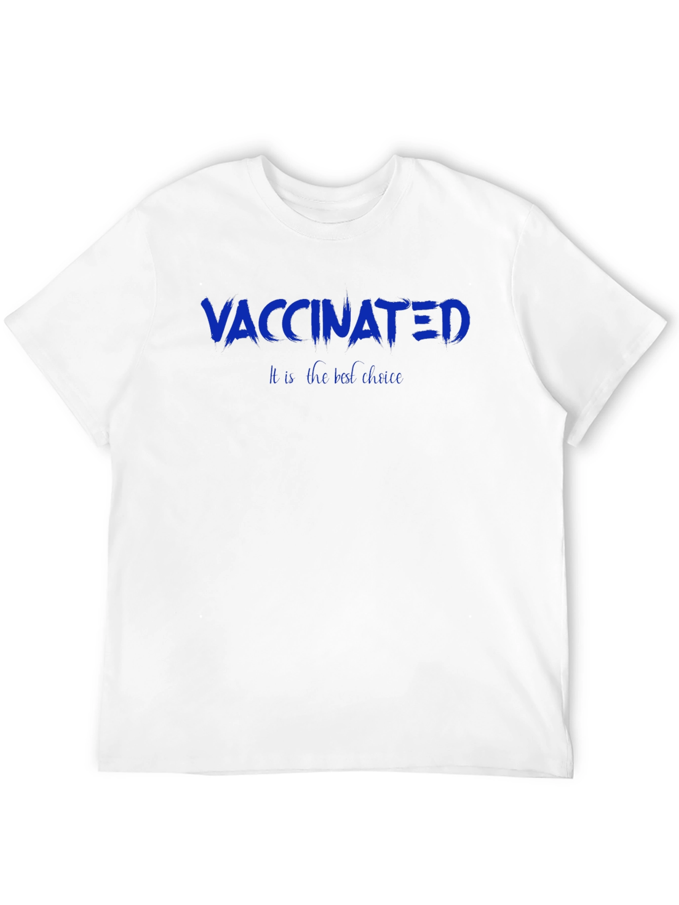 Black Vaccinated Tee - The Best Choice T-Shirt view 12