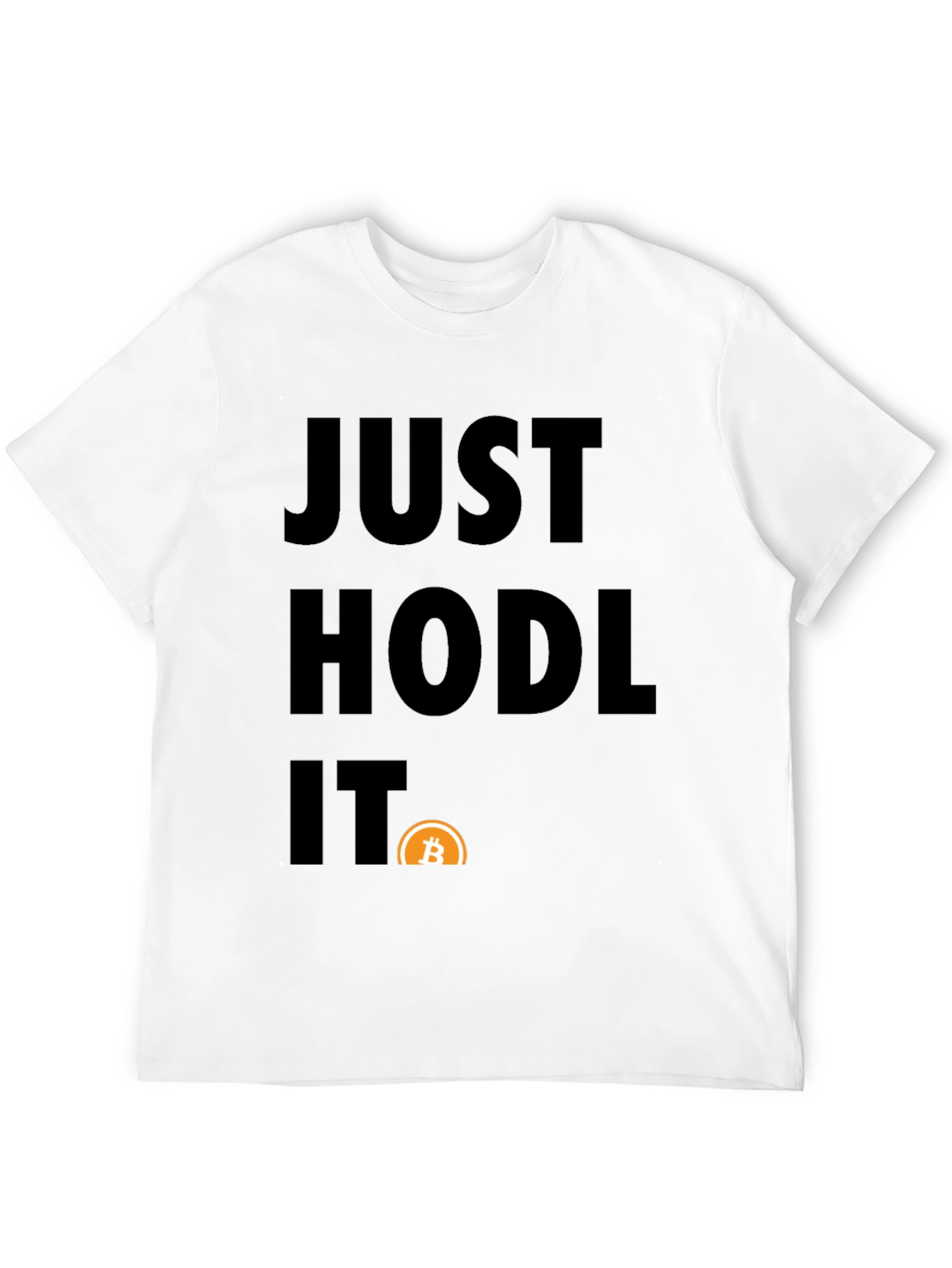 Black Just Hodl It Bitcoin Graphic Tee view 12