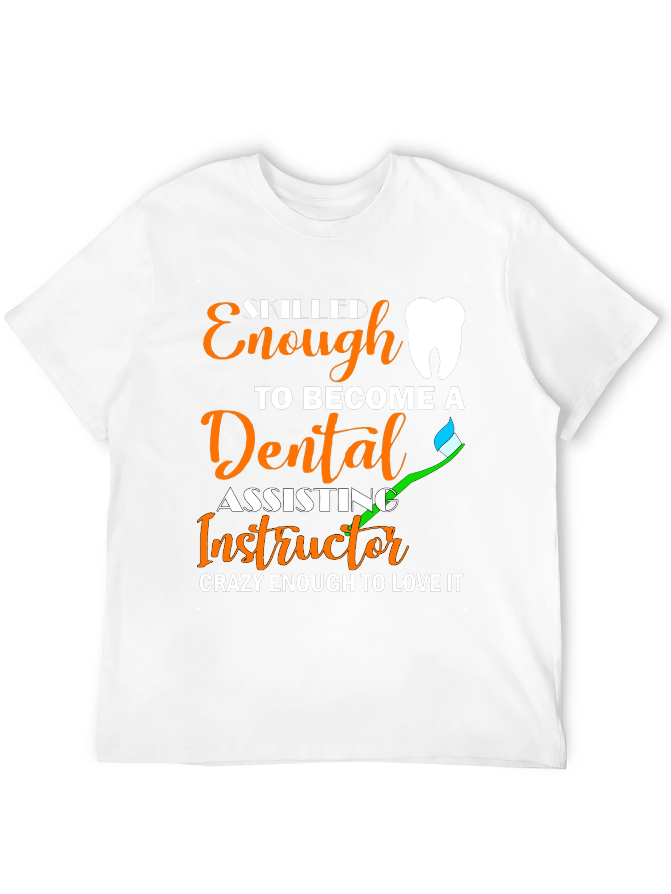 Black Dental Assisting Instructor Graphic Tee view 12