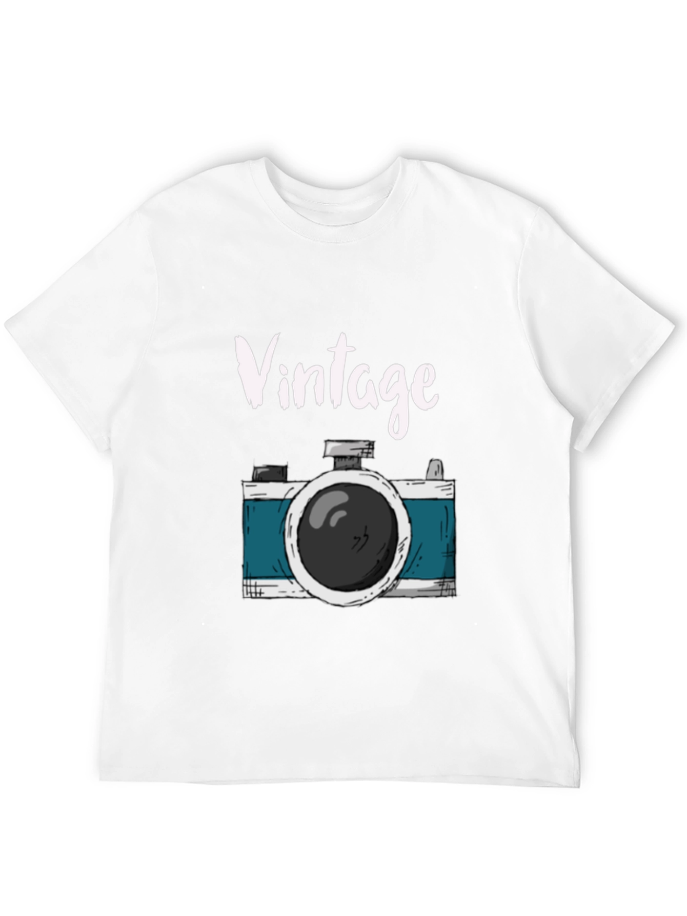 Black Vintage Camera Graphic Tee view 12