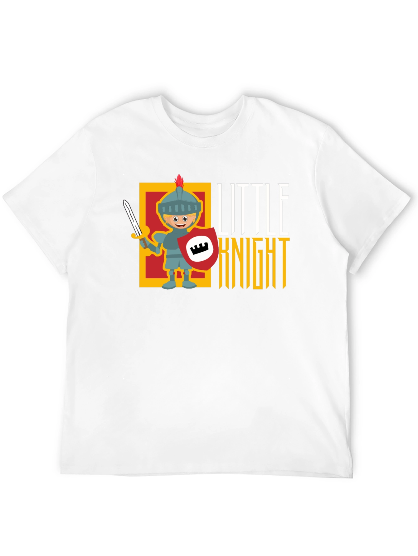 Black Little Knight Black T-Shirt view 12
