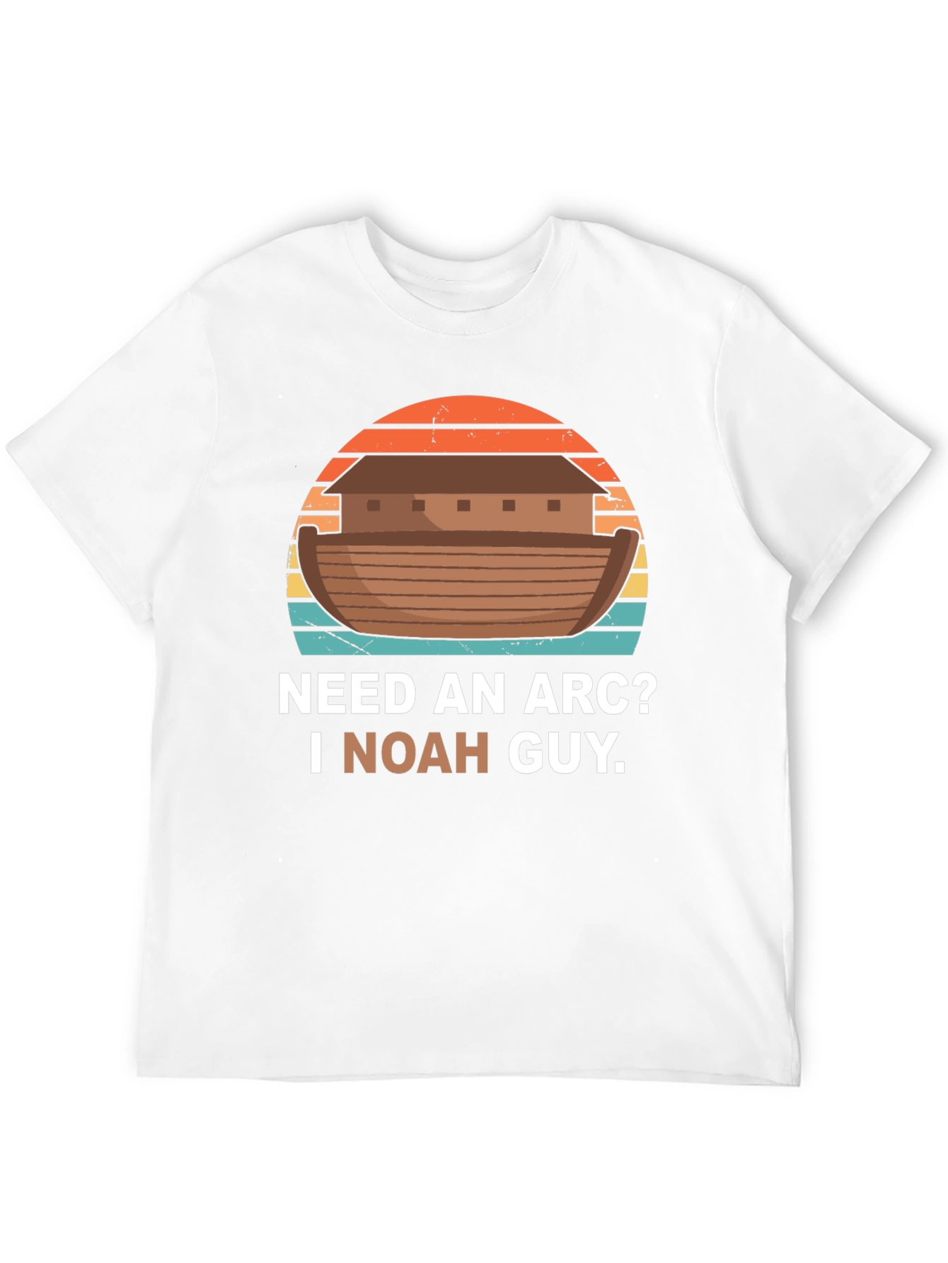 Black Need An Arc? I Noah Guy T-Shirt view 12