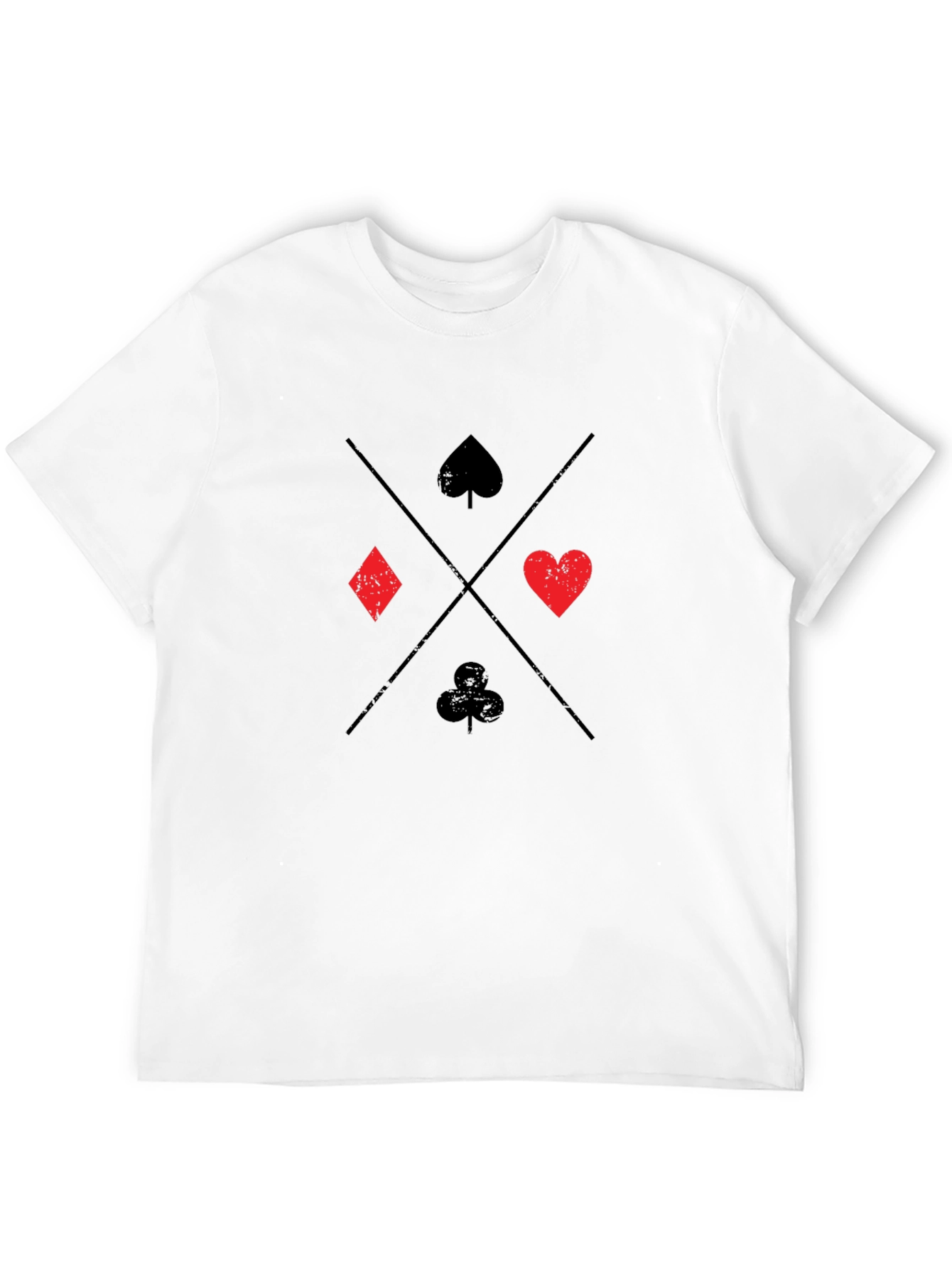Black Ace Card Suit T-Shirt view 12