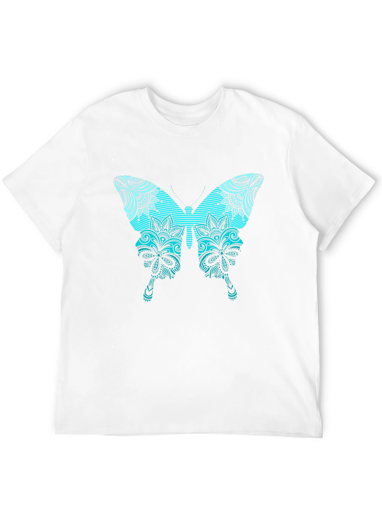 Black Butterfly Graphic Tee - Stylish Men's Black T-Shirt view 12
