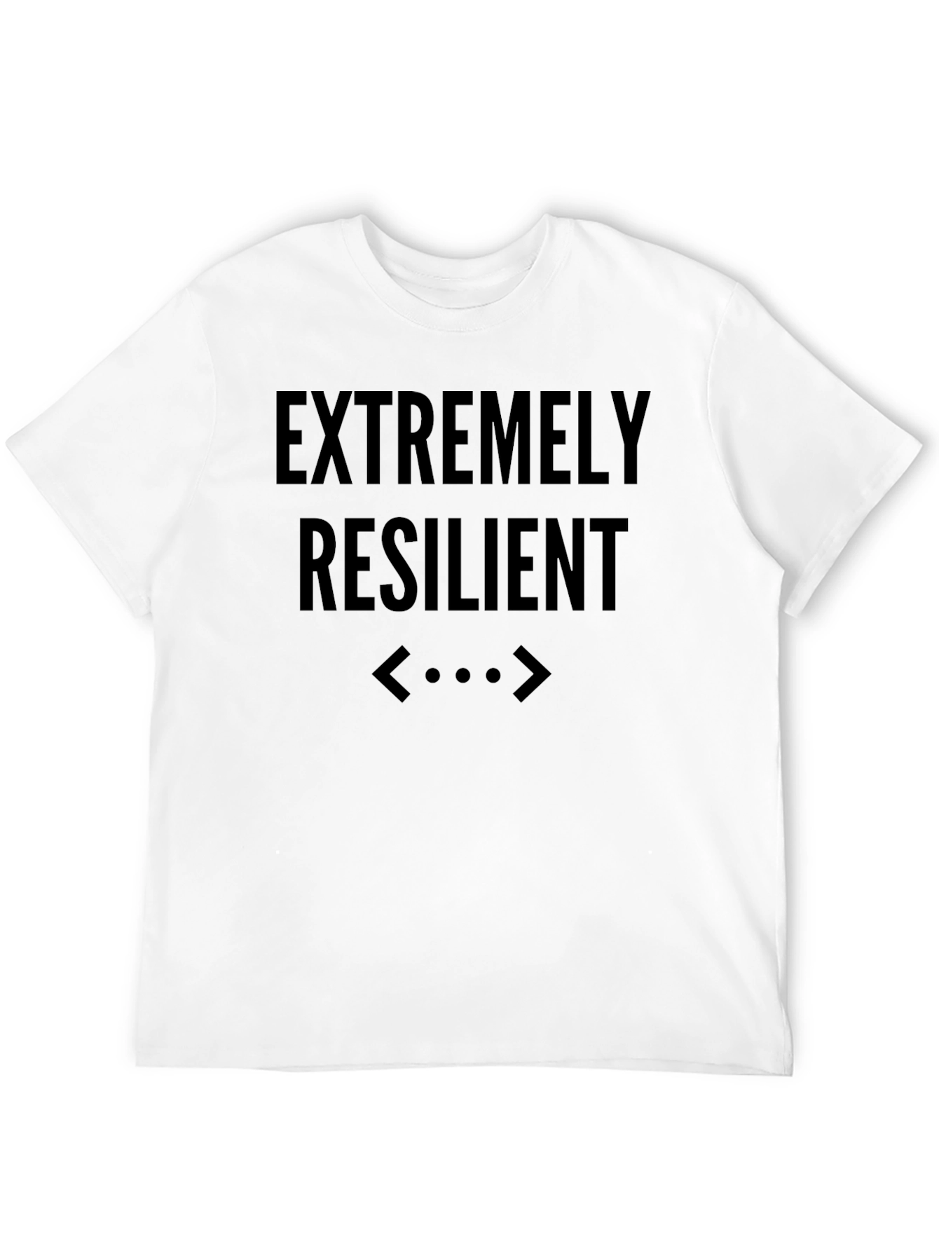 Black Extremely Resilient Graphic T-Shirt view 12