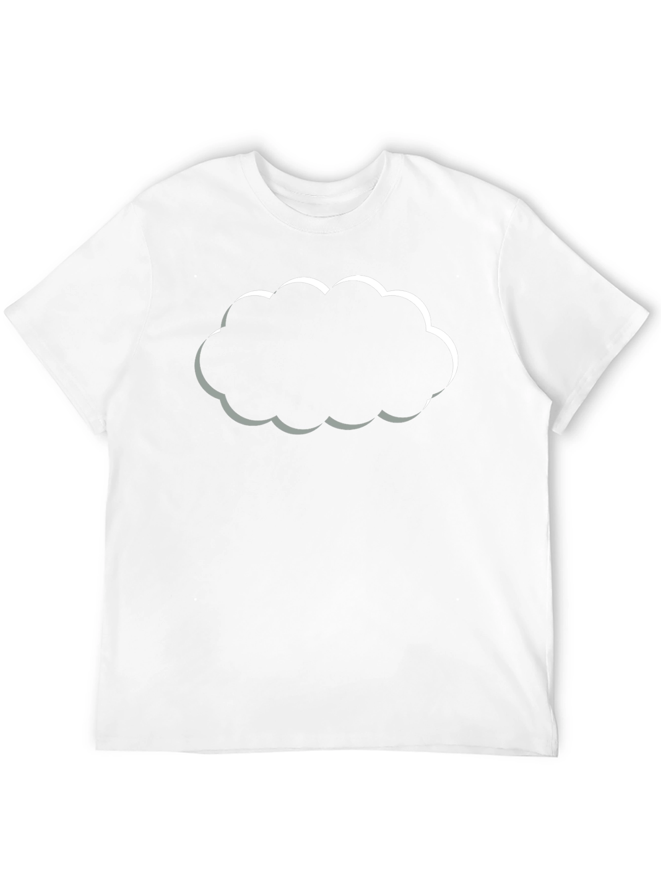 Black Cloud Graphic Black T-Shirt - Trendy & Stylish view 12
