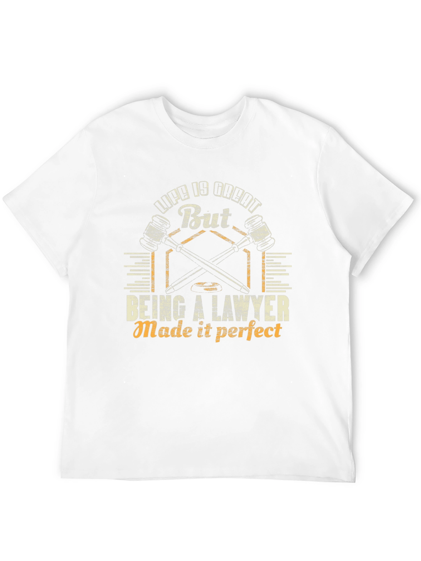 Black Lawyer Life T-Shirt - "Life is Great, But Being a Lawyer Made it Perfect" view 12