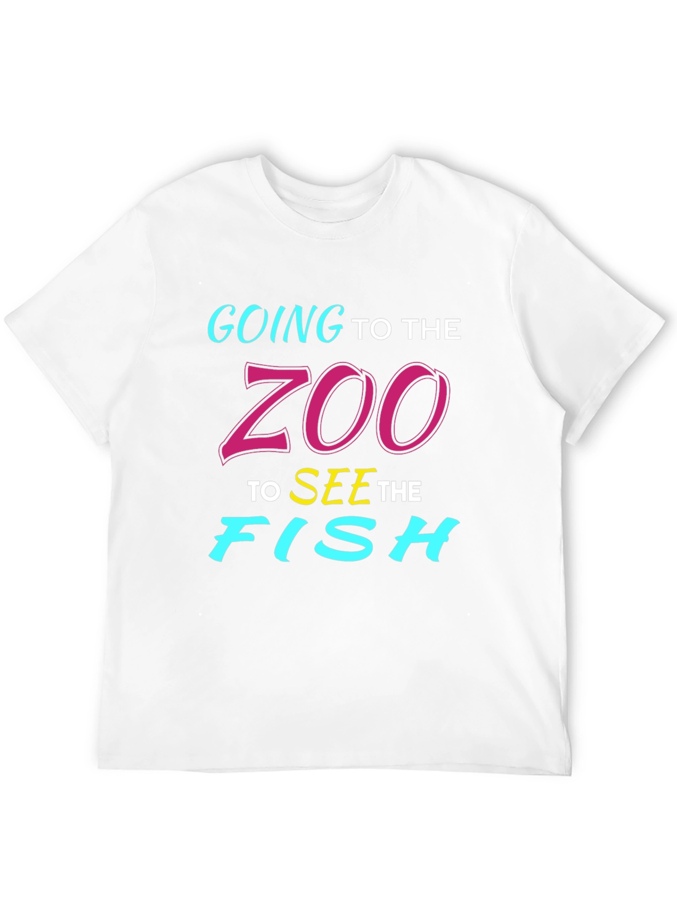 Black Zoo Trip T-Shirt: Going to See the Fish! view 12