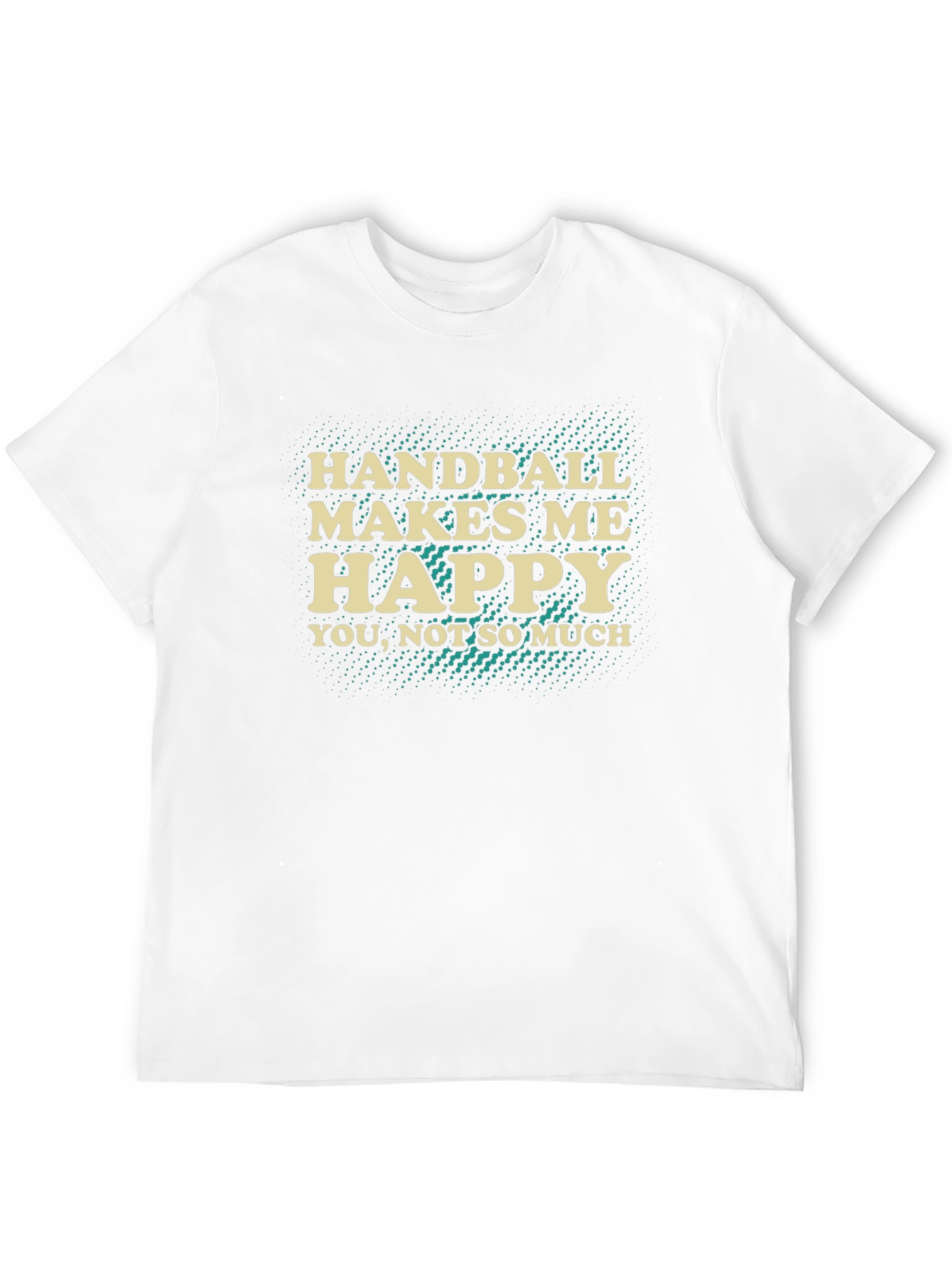 Black Handball Makes Me Happy Graphic Tee view 12