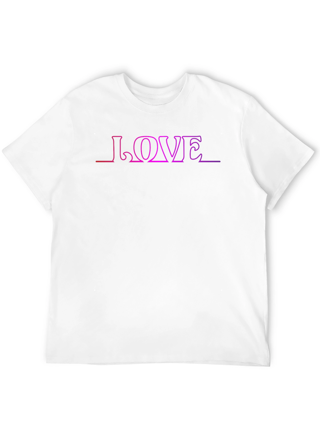 Black Love Gradient Graphic Tee - Stylish Black T-Shirt view 12