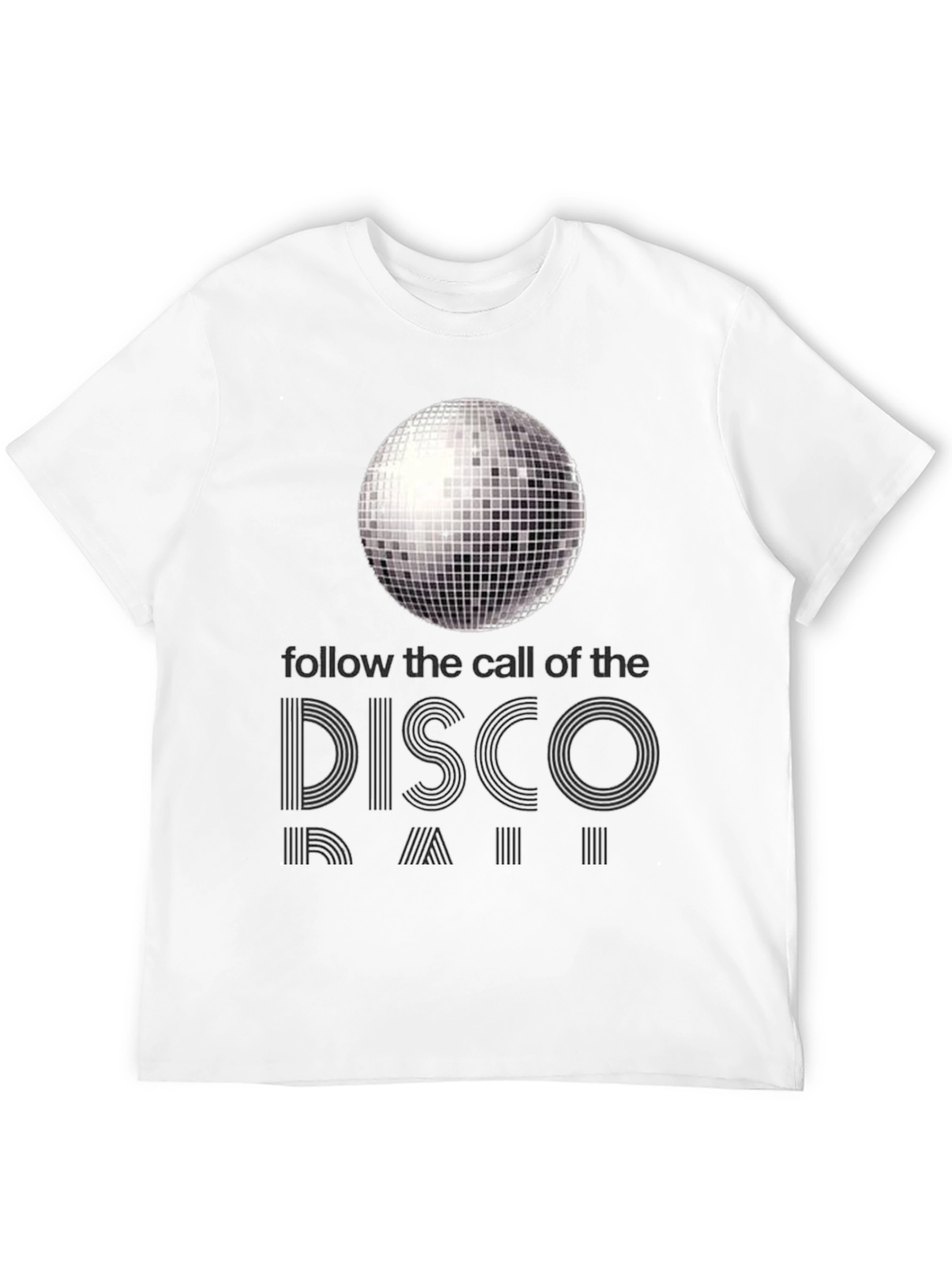 Black Disco Ball T-Shirt - Follow the Call view 12
