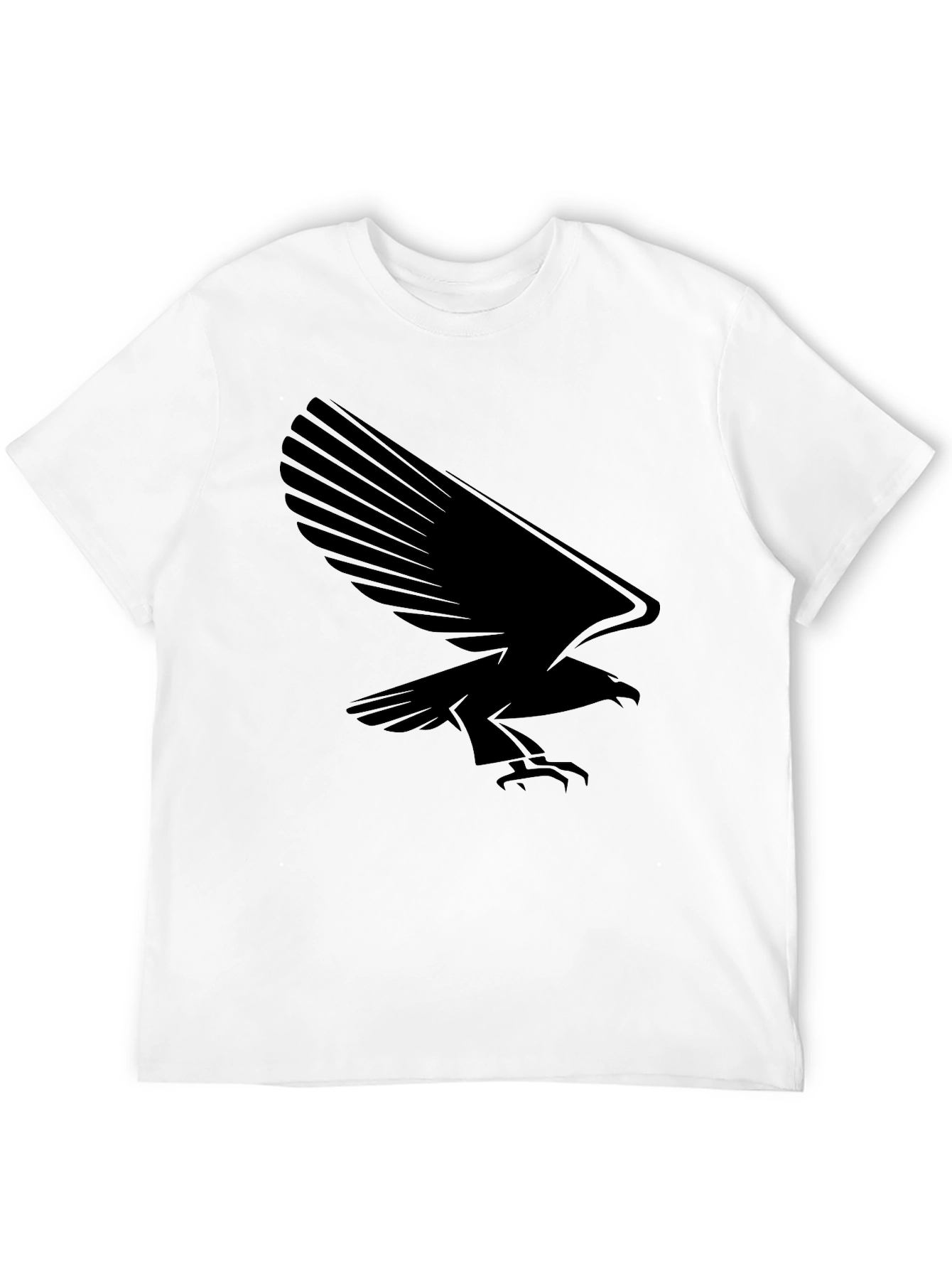 Black Bold Black Eagle Graphic Tee - Stylish Menswear view 12