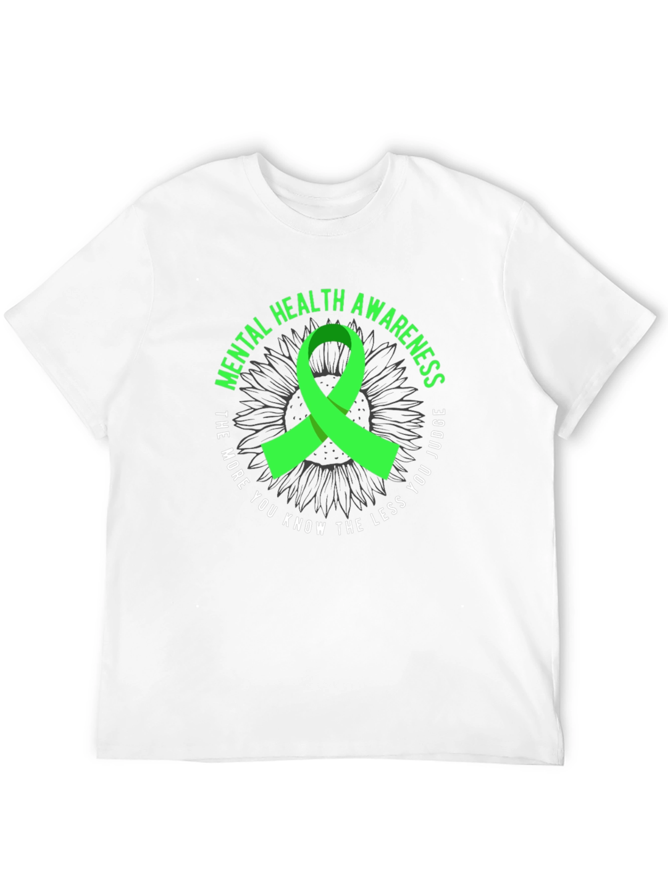 Black Mental Health Awareness T-Shirt view 12