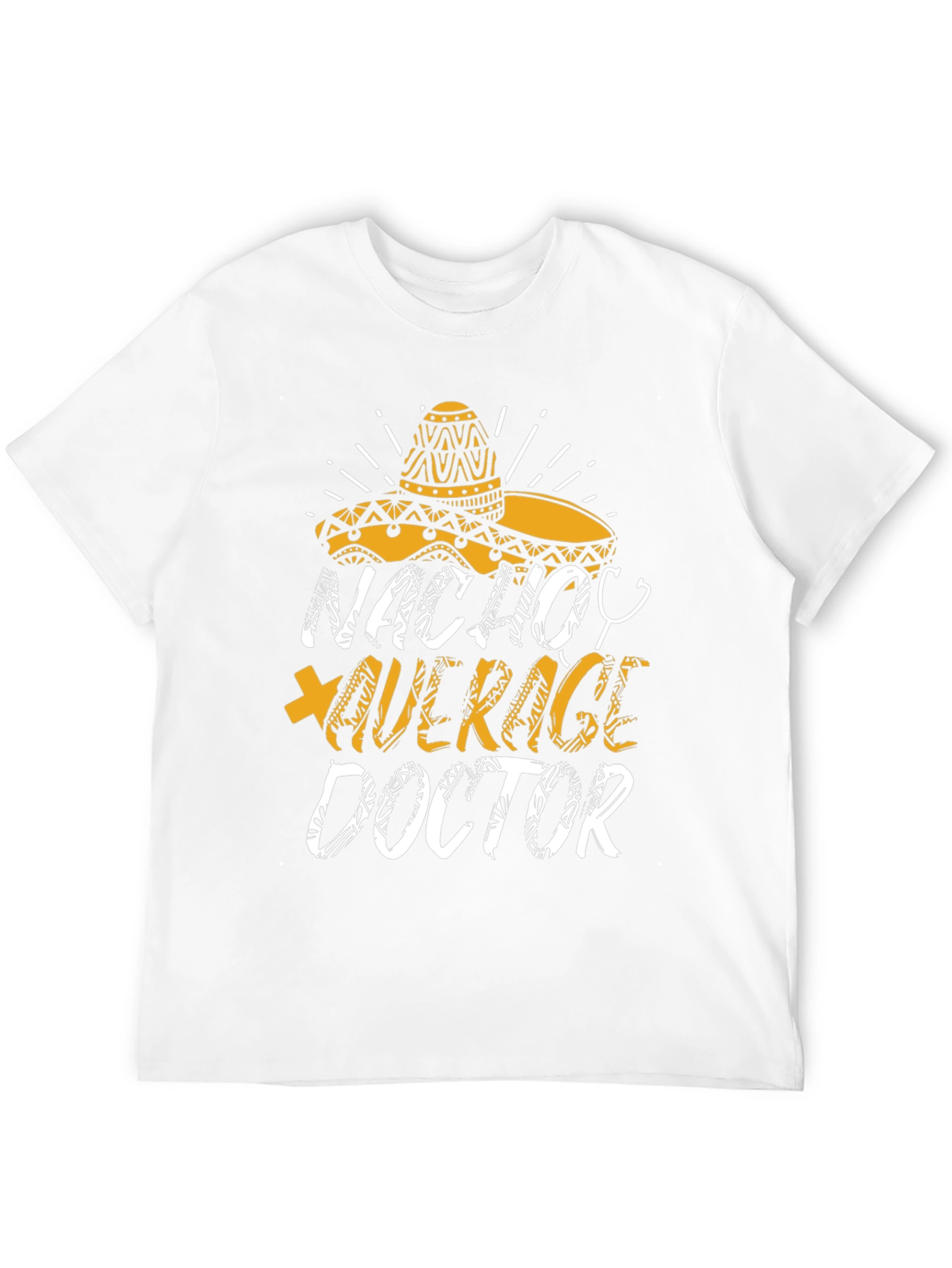 Black Nacho Average Doctor T-Shirt Funny Sombrero view 12