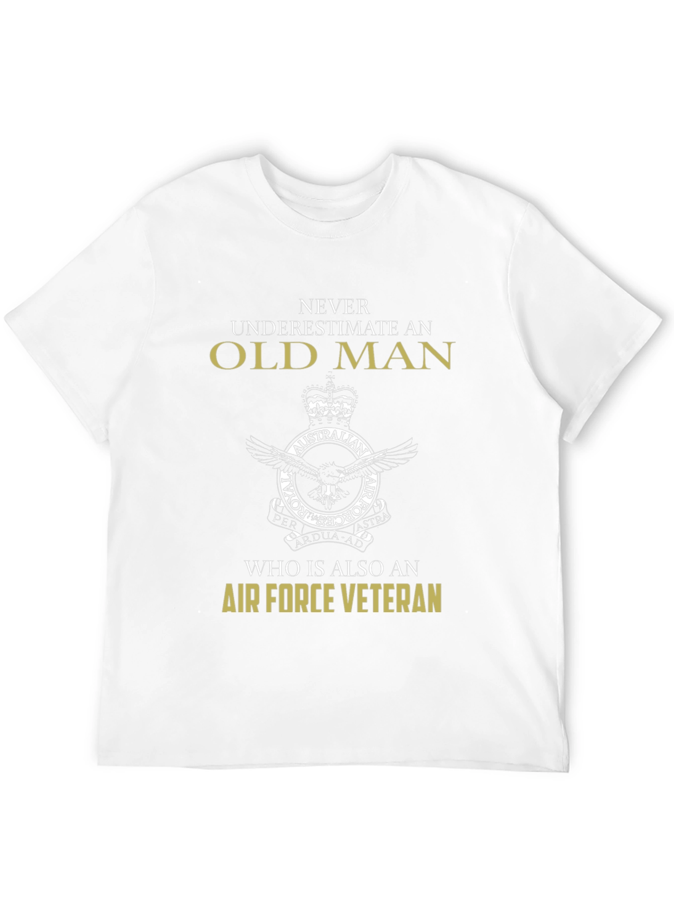 Air Force Veteran Old Man T-Shirt - 12