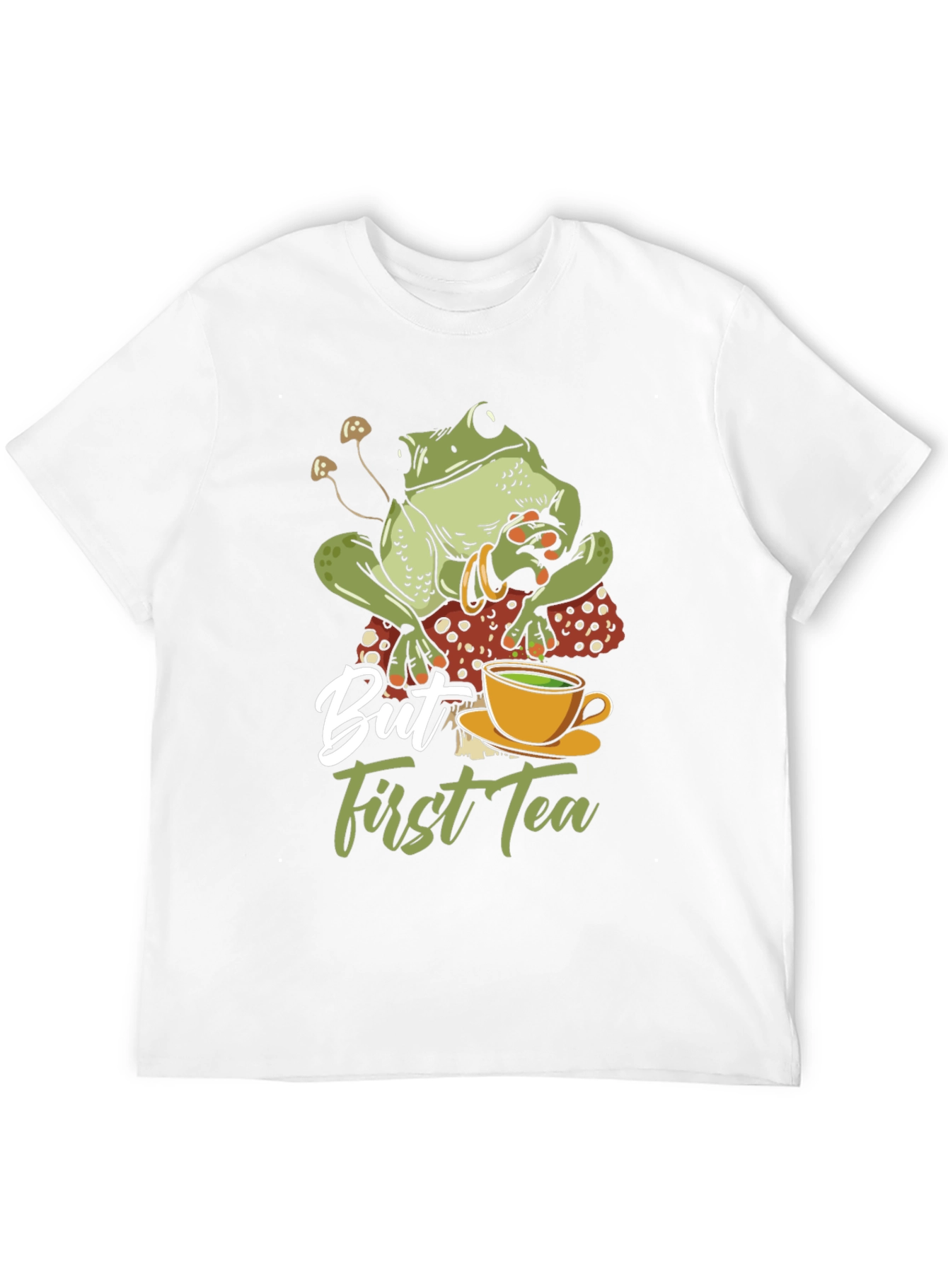 Black Frog Tea T-Shirt - But First Tea view 12