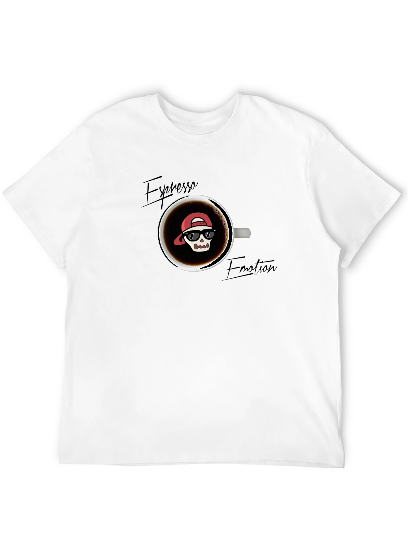 Black Espresso Emotion Graphic T-Shirt view 12