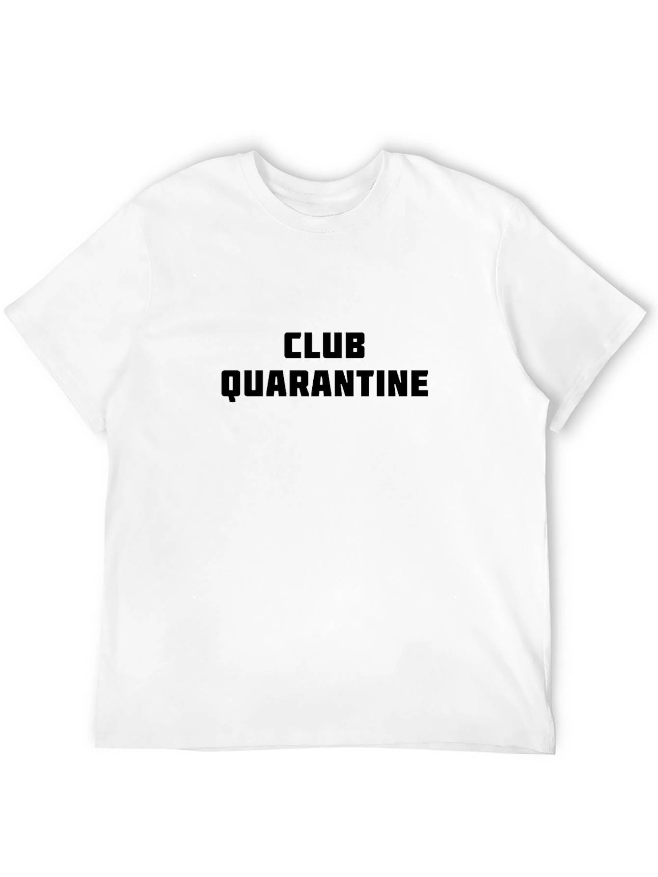 Black Club Quarantine Black Graphic T-Shirt view 12