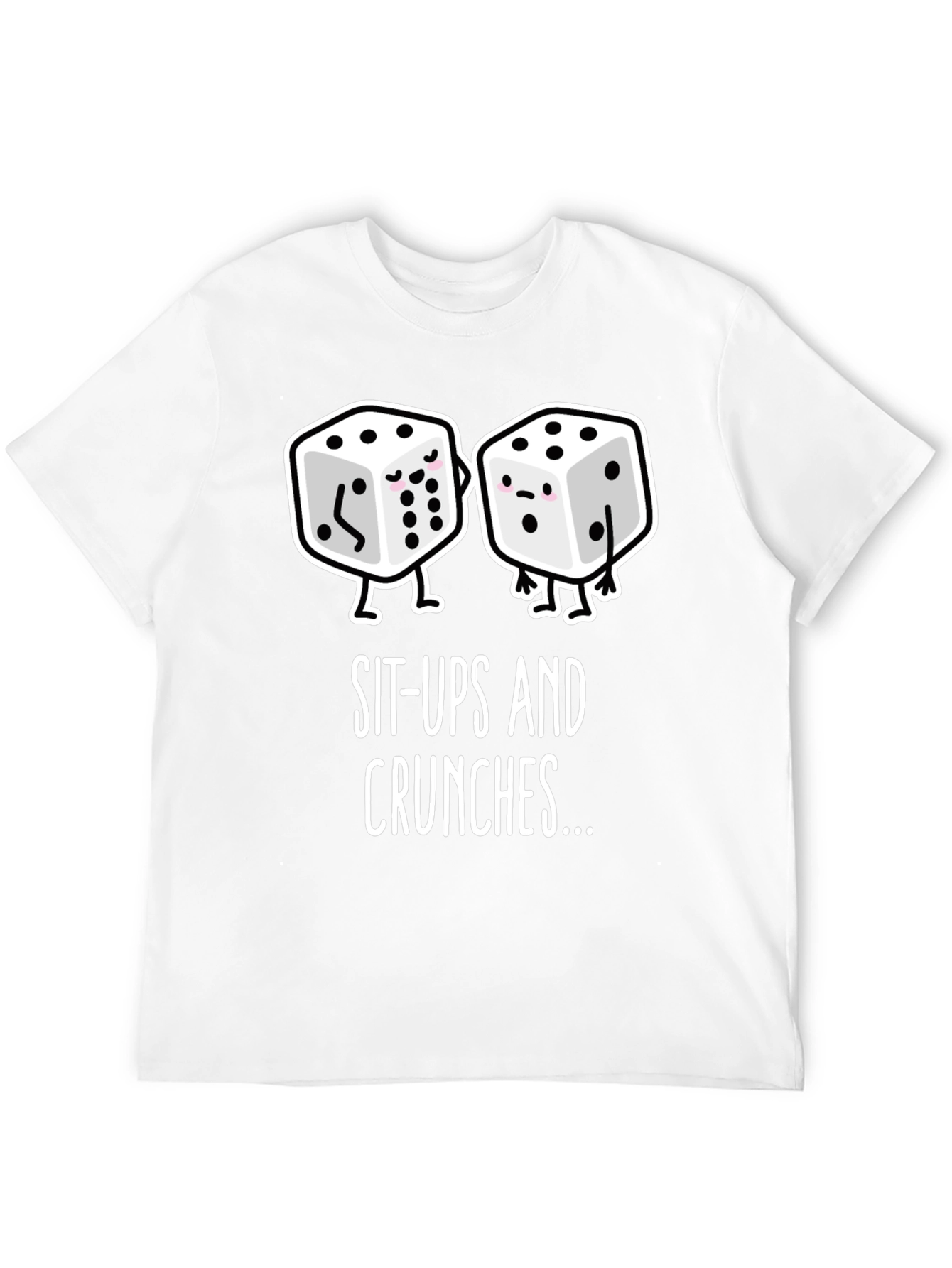 Black Sit-Ups and Crunches Graphic T-Shirt view 12