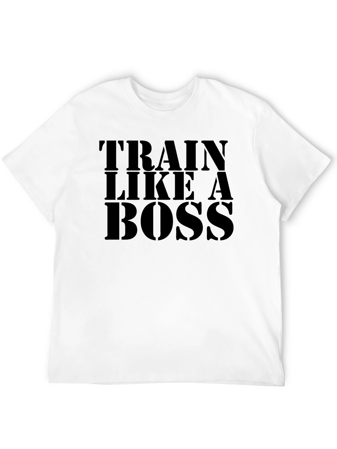 Black Train Like a Boss Graphic T-Shirt - Mens view 12