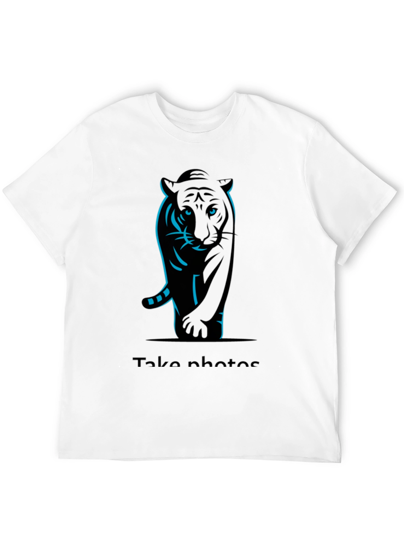 Black Black Tiger Graphic Tee view 12