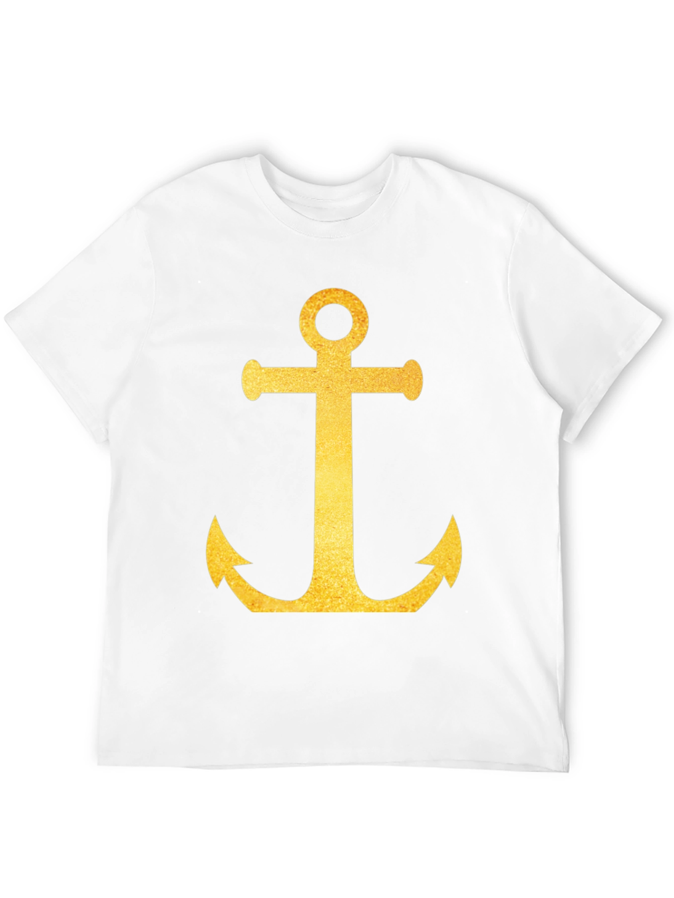 Black Golden Anchor Black T-Shirt view 12