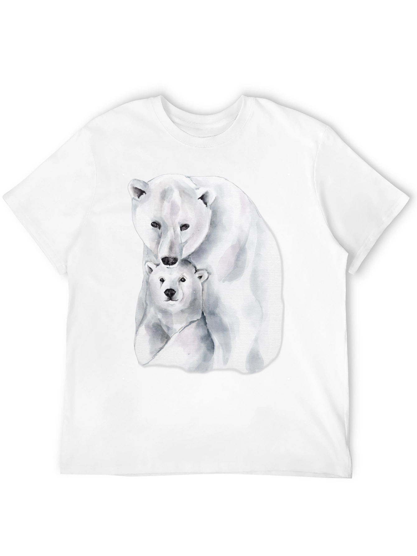 Black Polar Bear Graphic Tee - Black view 12
