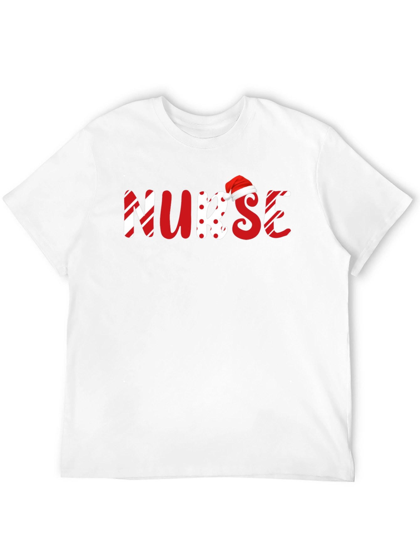 Black Nurse Christmas Themed T-Shirt view 12